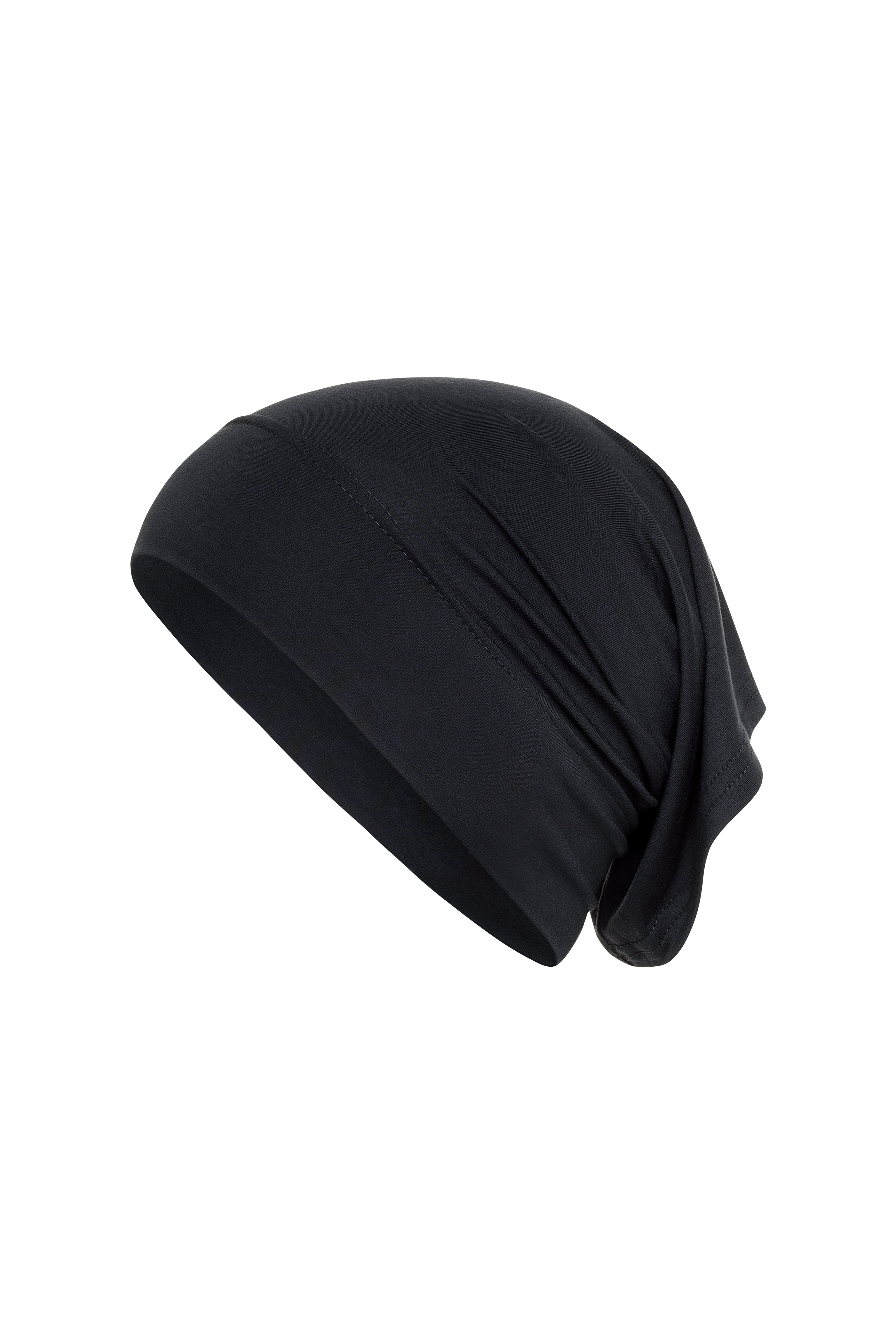 Bamboo Jersey Tube Cap (Long) - Navy