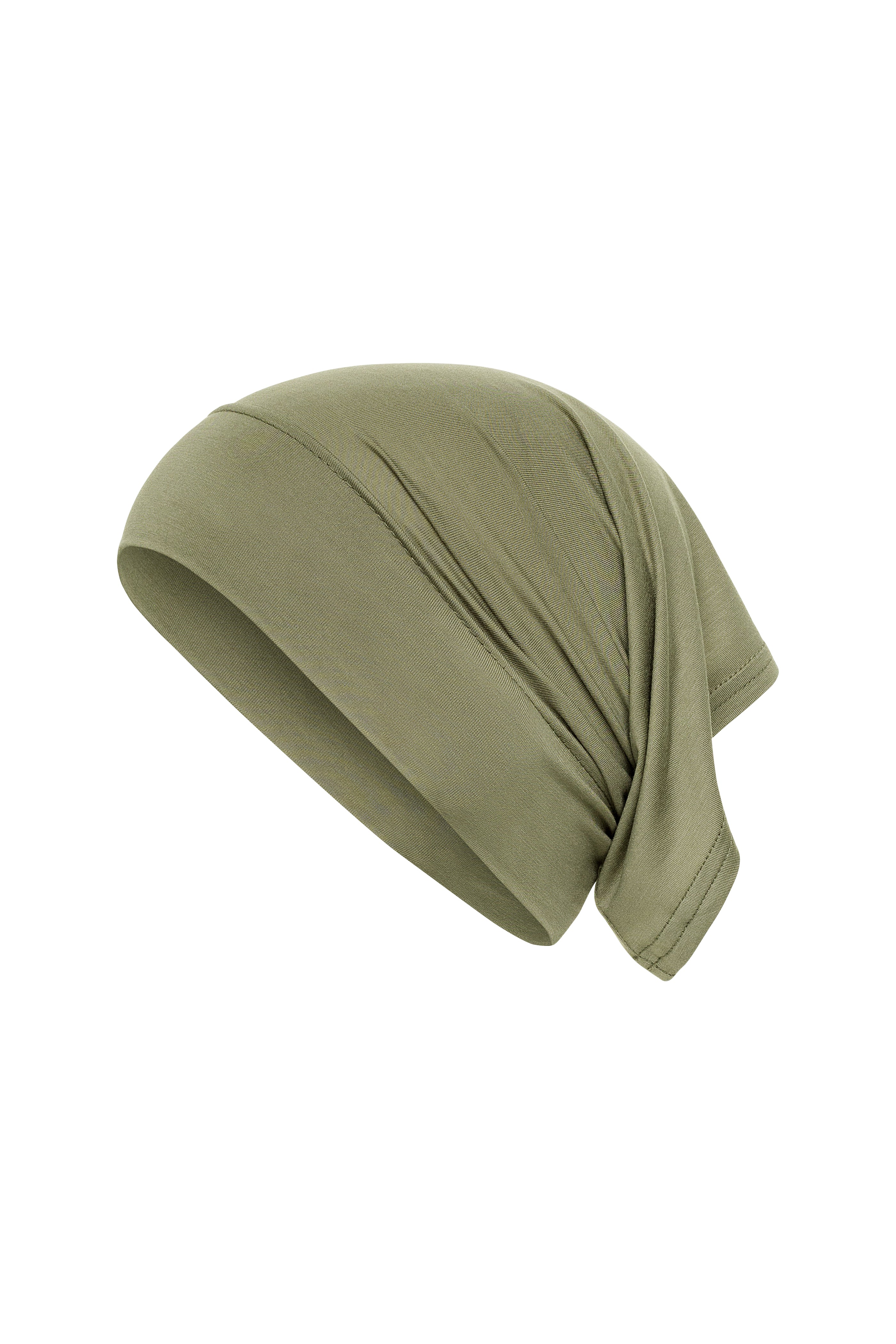 Bamboo Jersey Tube Cap (Long) - Sage Green