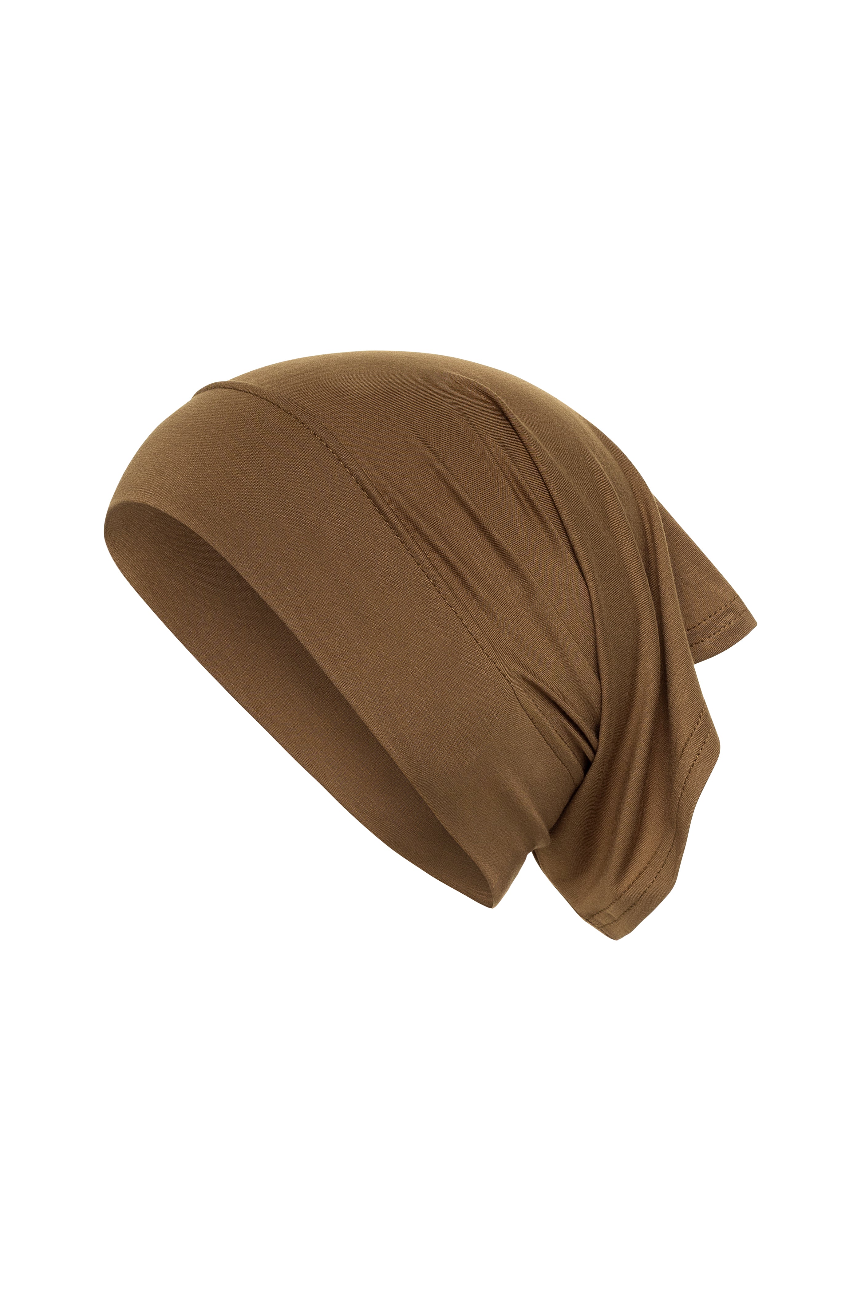 Bamboo Jersey Tube Cap (Long) - Umber