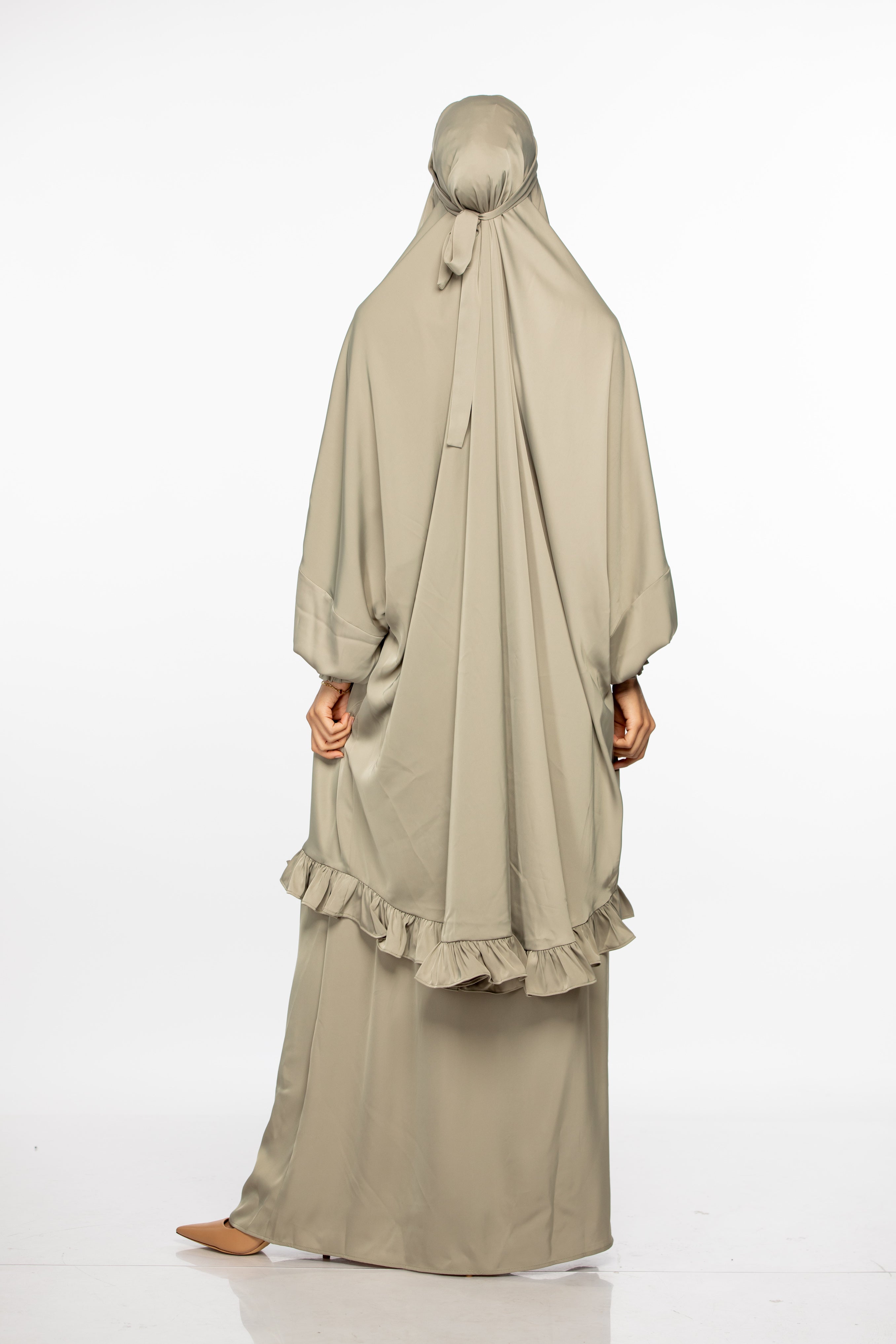 3 pc Satin Prayer Set - Artichoke