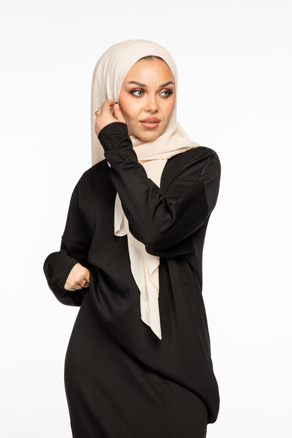 Inaya Sweater/Skirt Set - Black