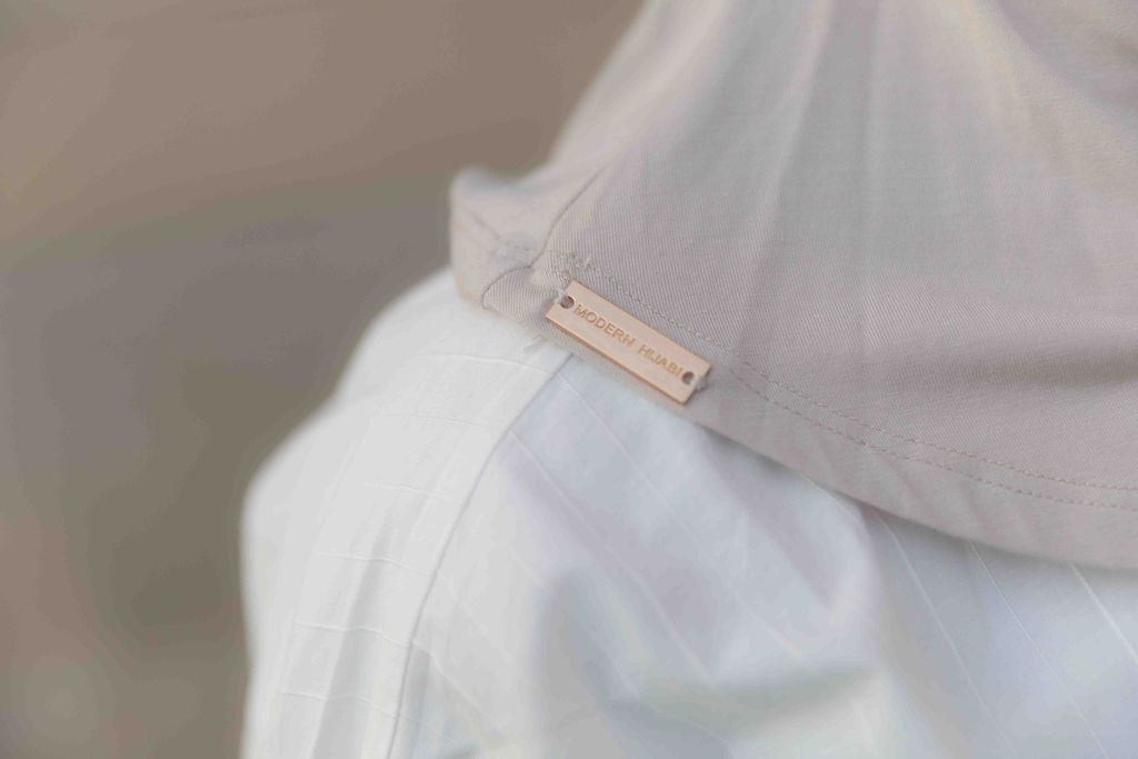 Nour Full Coverage Hijab - Bone