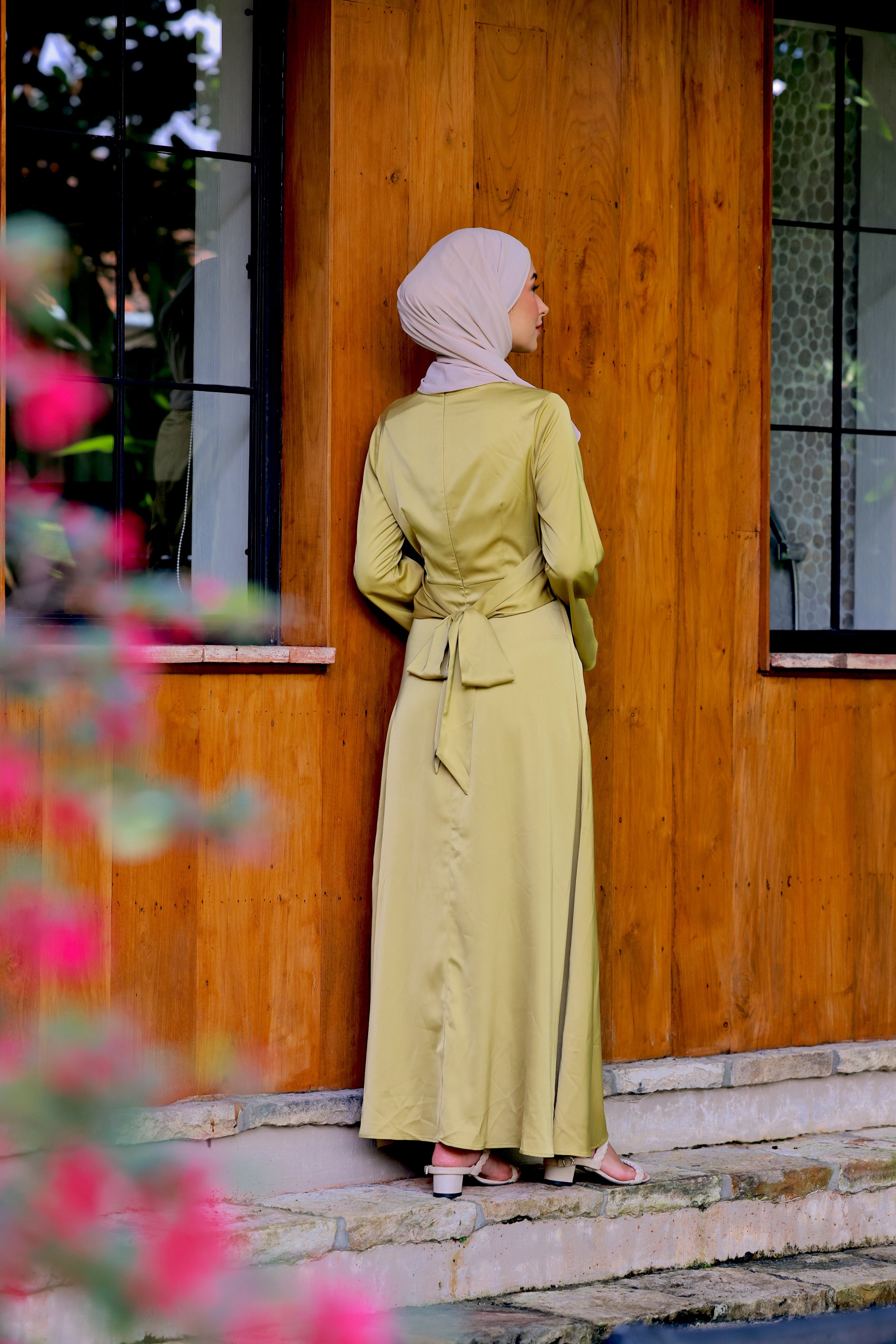 LIYANA DRESS - OLD GOLD