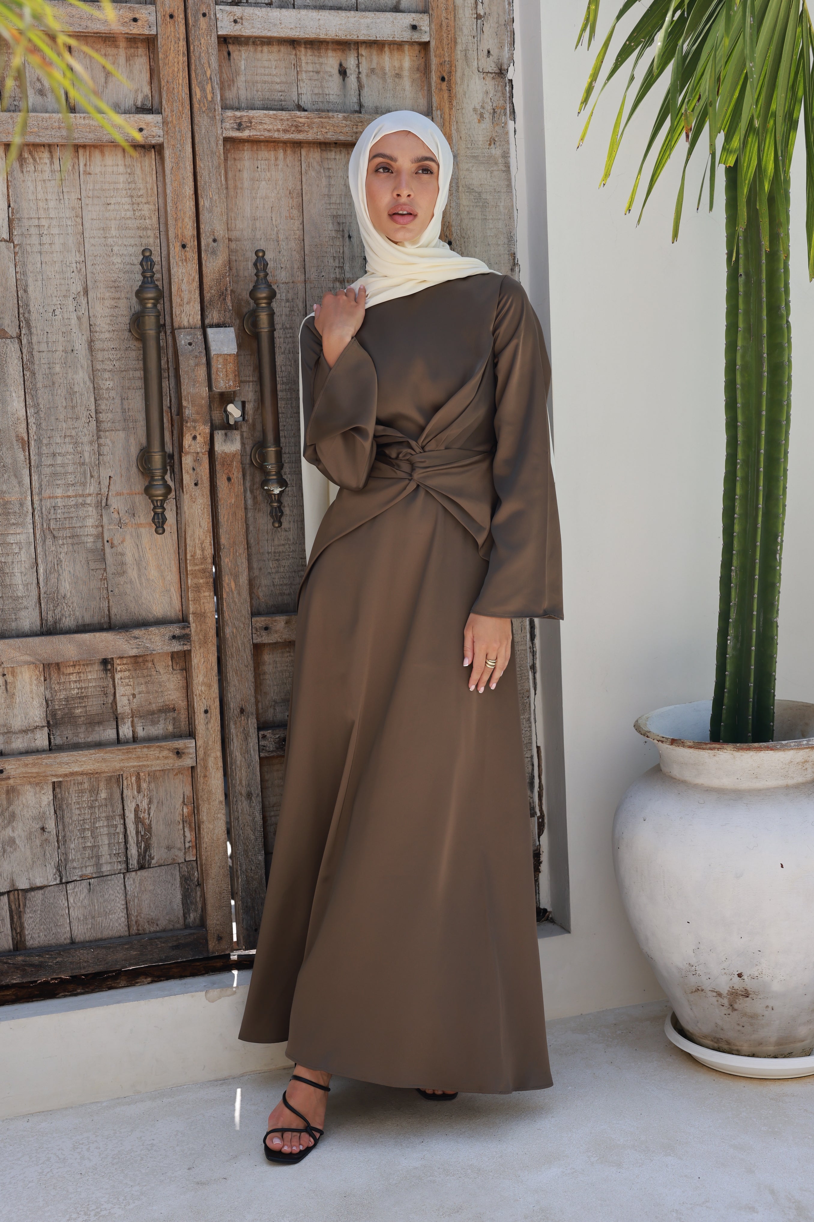 LIYANA DRESS - ASH