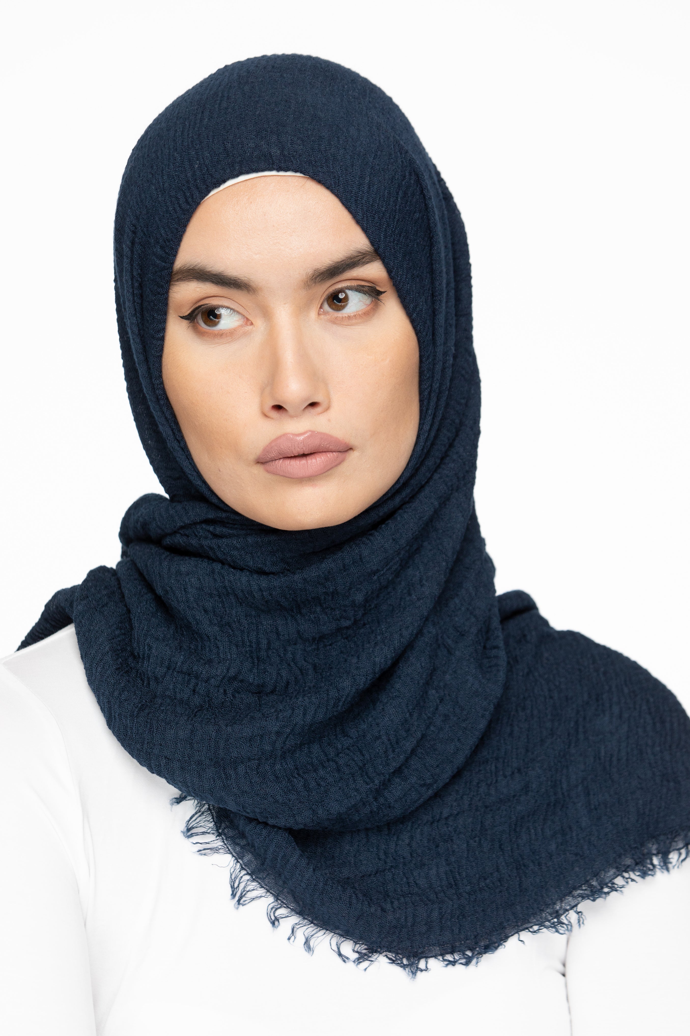 Cotton sales crinkle hijab