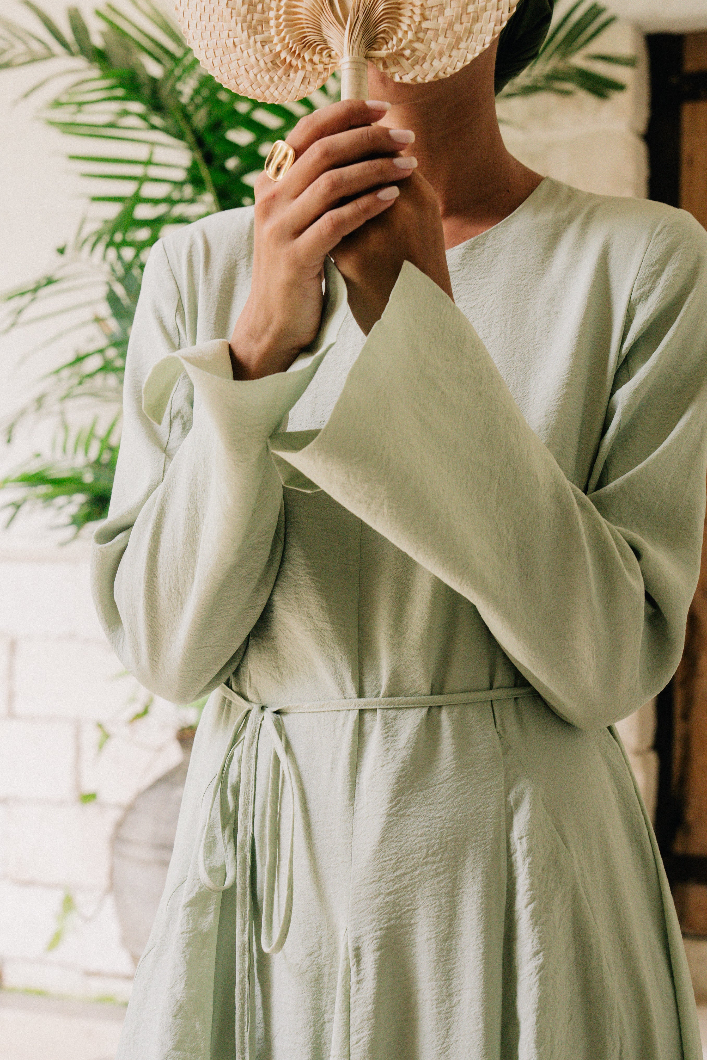 Amara Maxi Dress - Sage Green