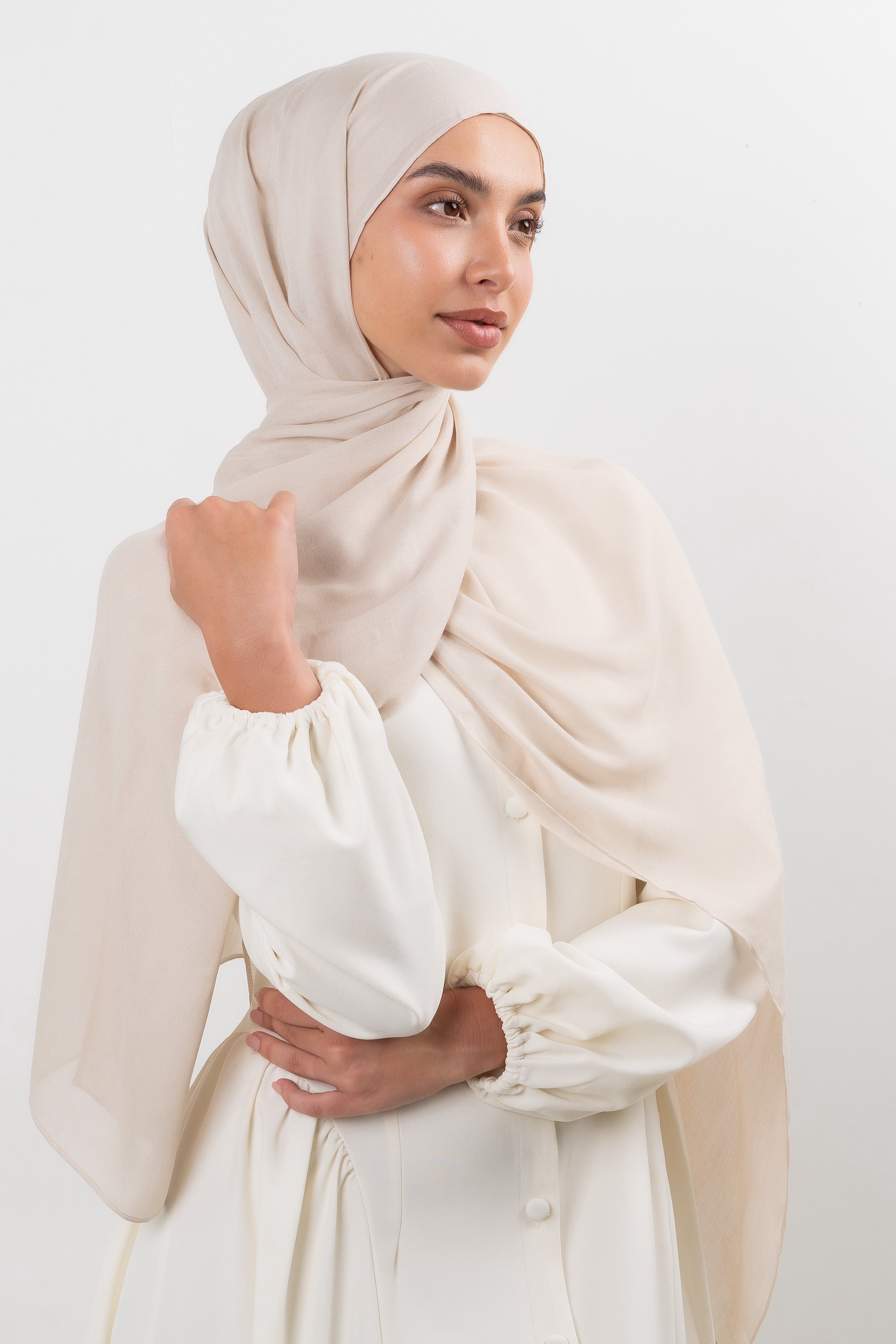 Modal Hijab Set - Nude - Modern Hijabi