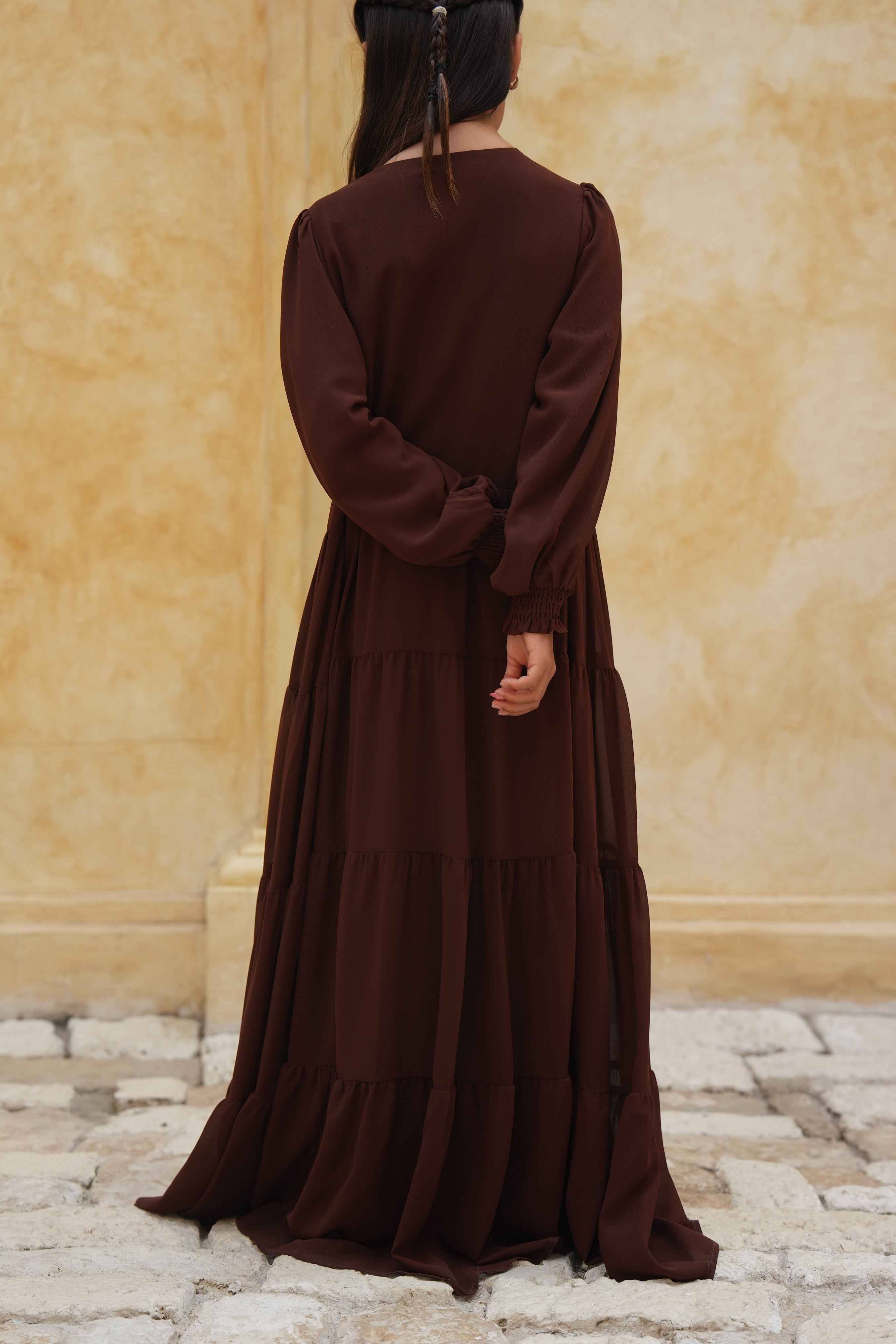 Kids Azealia Flare Maxi - Brown