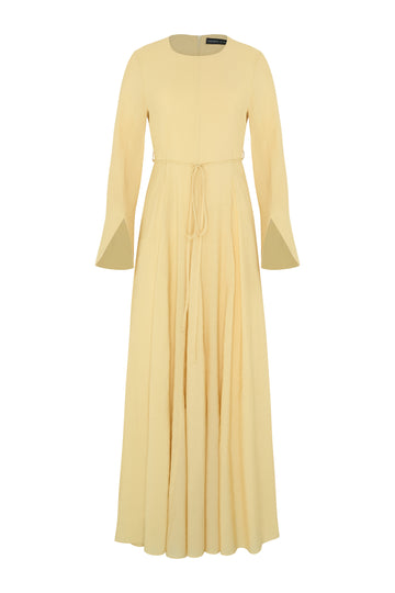 yellow long sleeve maxi dress Amara Maxi Dress