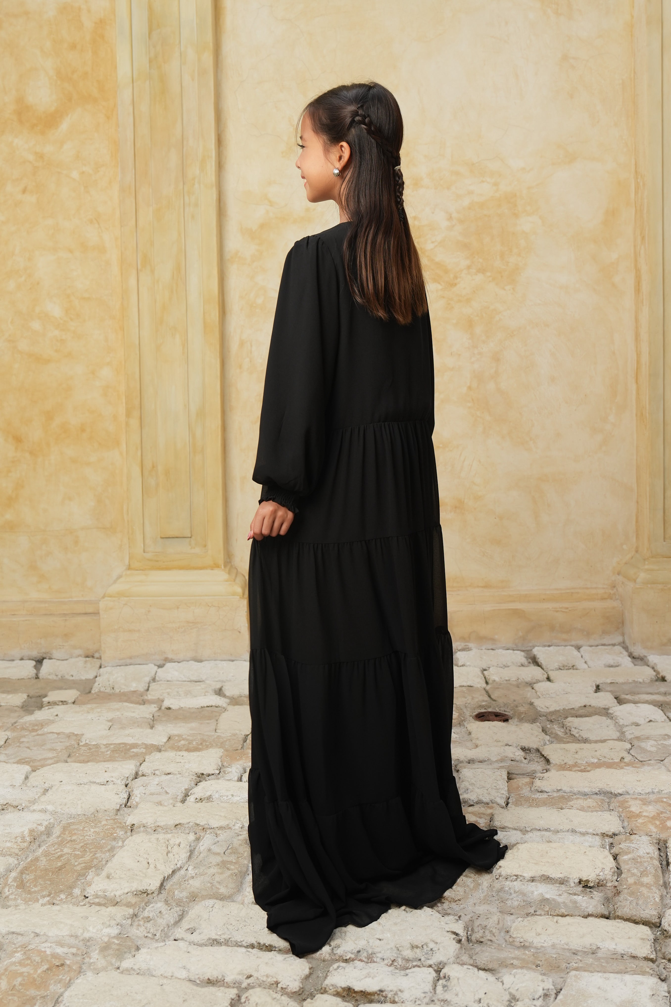 Kids Azealia Flare Maxi - Black