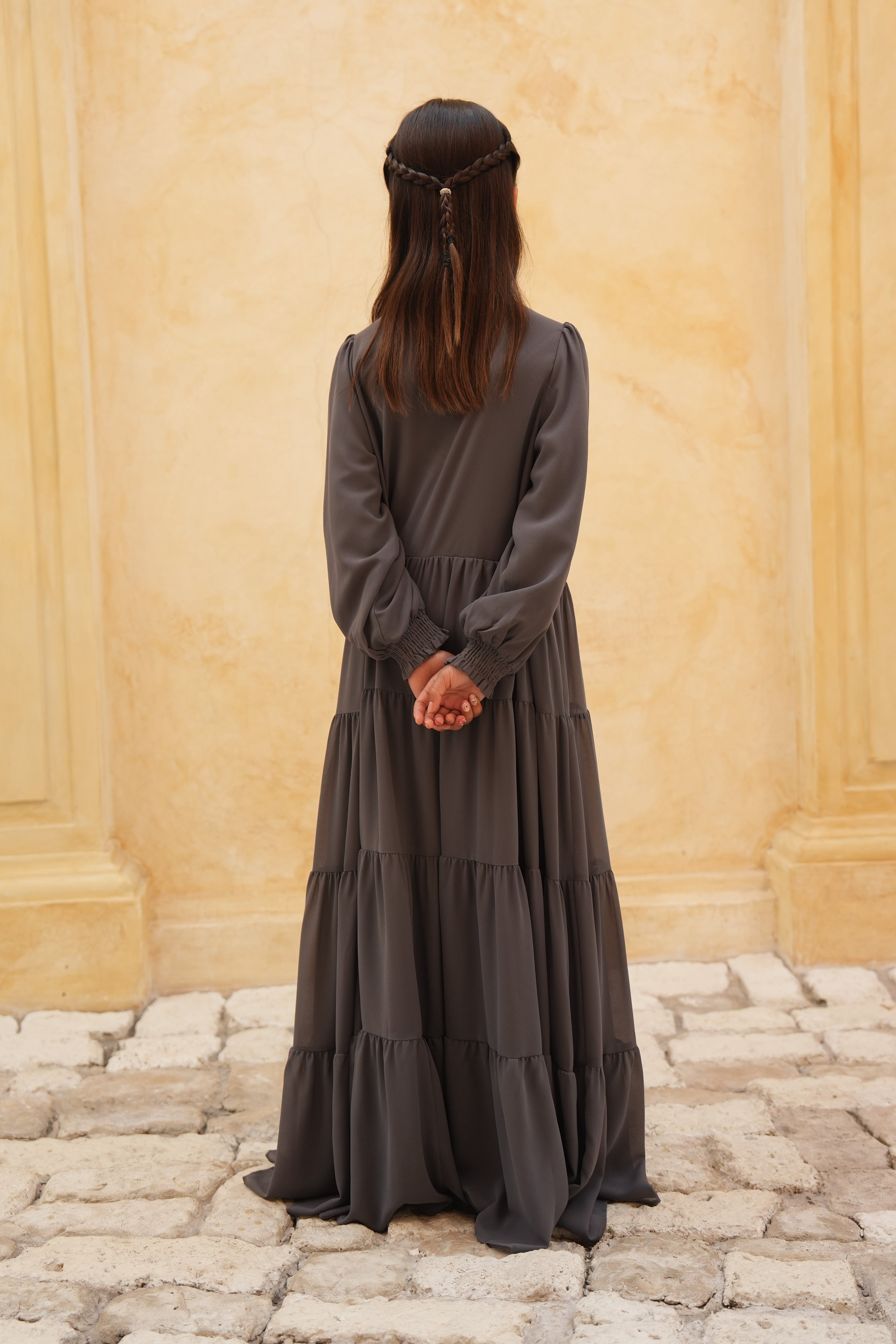 Kids Azealia Flare Maxi - Gray