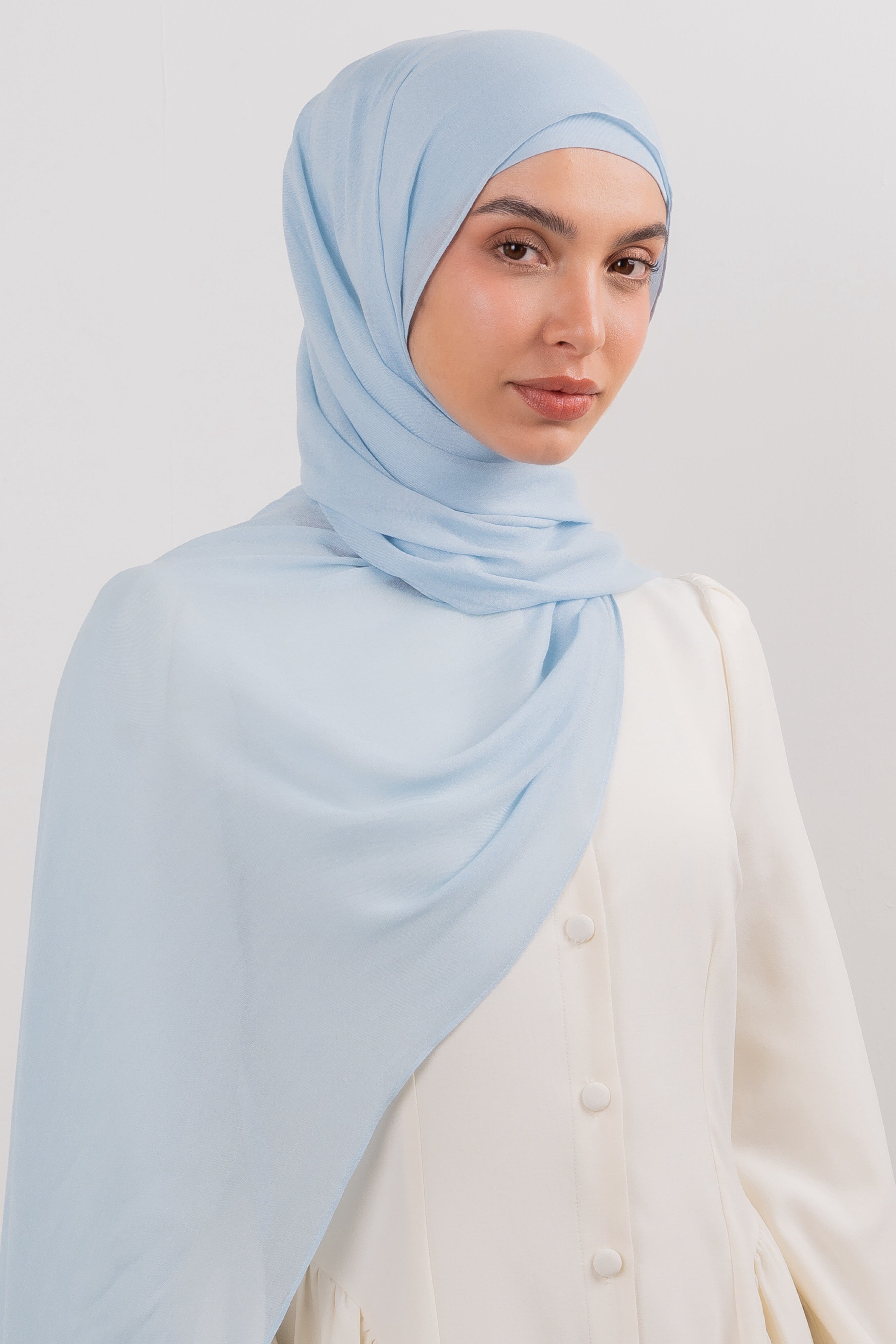 Modal Hijab Set - Cashmere Blue - Modern Hijabi