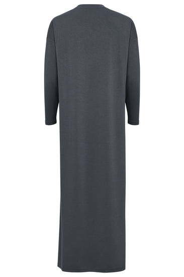 inaya maxi dress Inaya Long Drape Sleeves Beaded A-line Gown Nude Pink / 24
