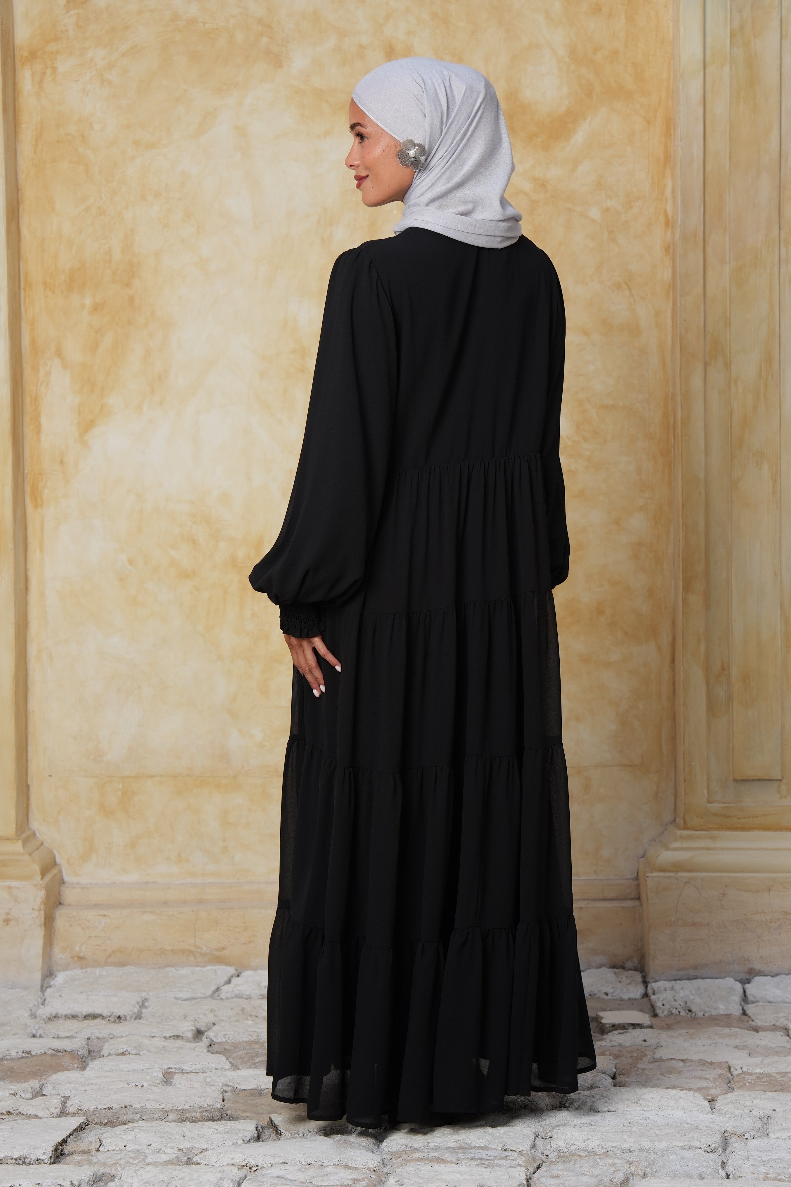 Azealia Flare Maxi - Onyx