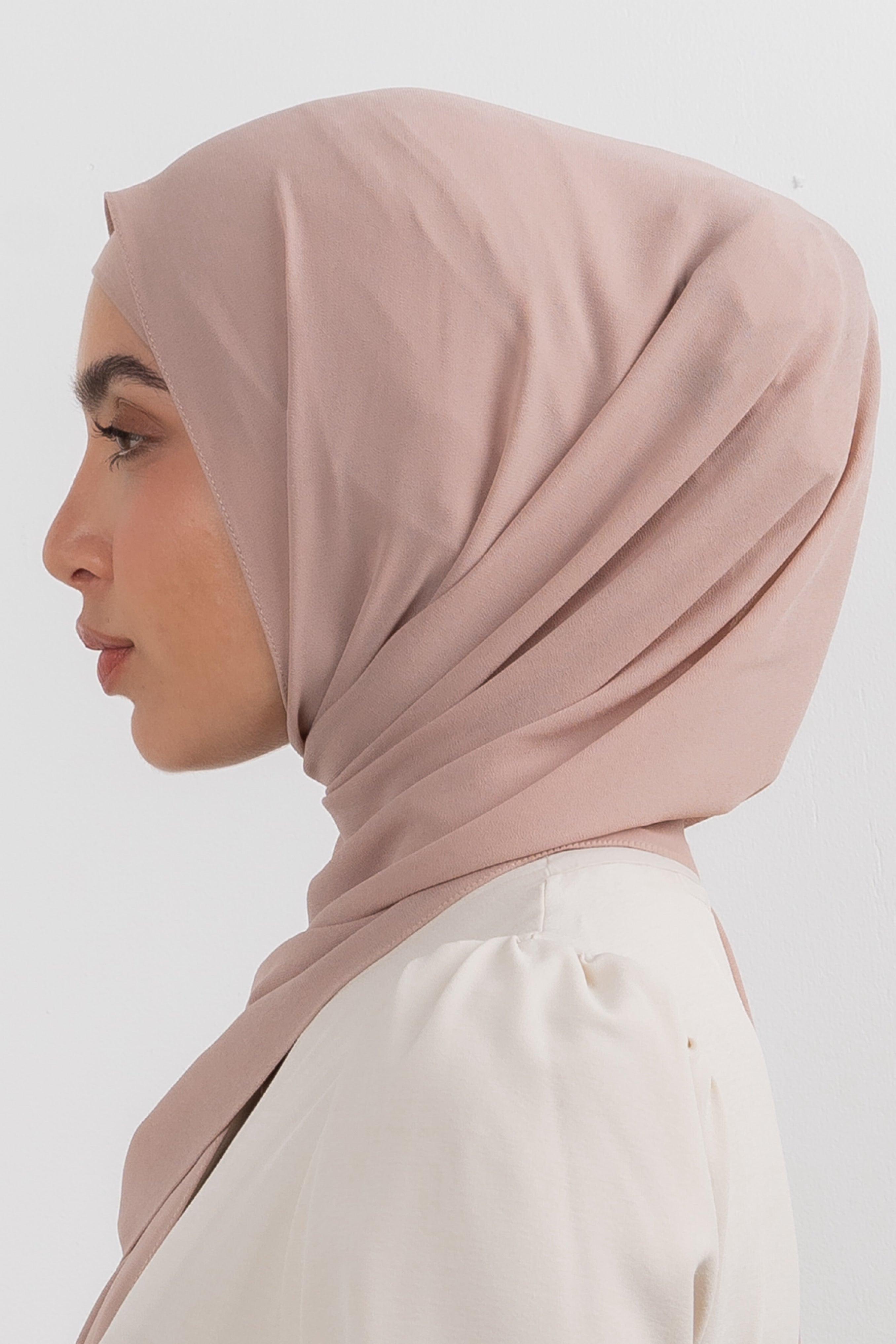 Chiffon Hijab Set - Nude - Modern Hijabi