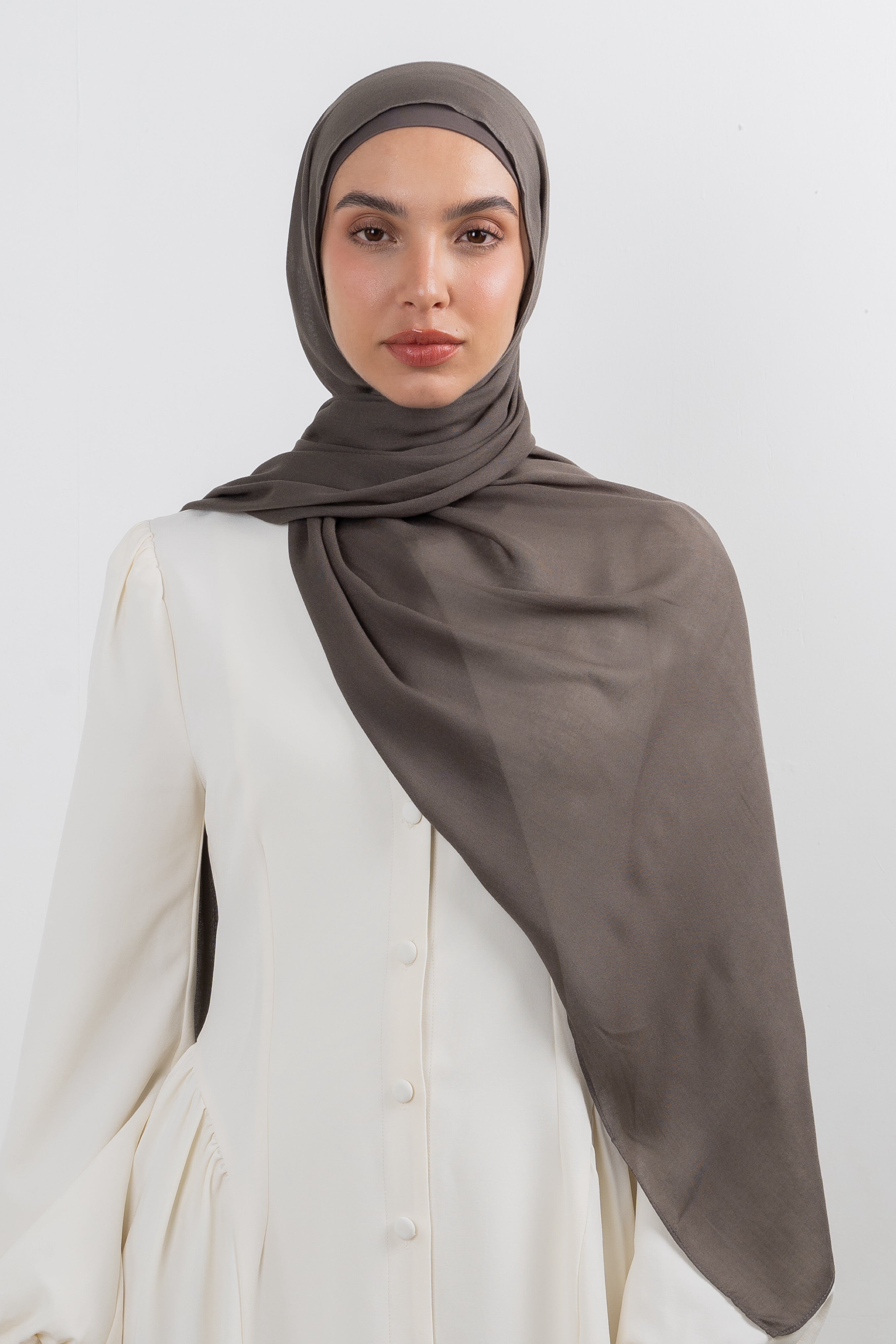 Modal Hijab Set - Dark Truffle - Modern Hijabi