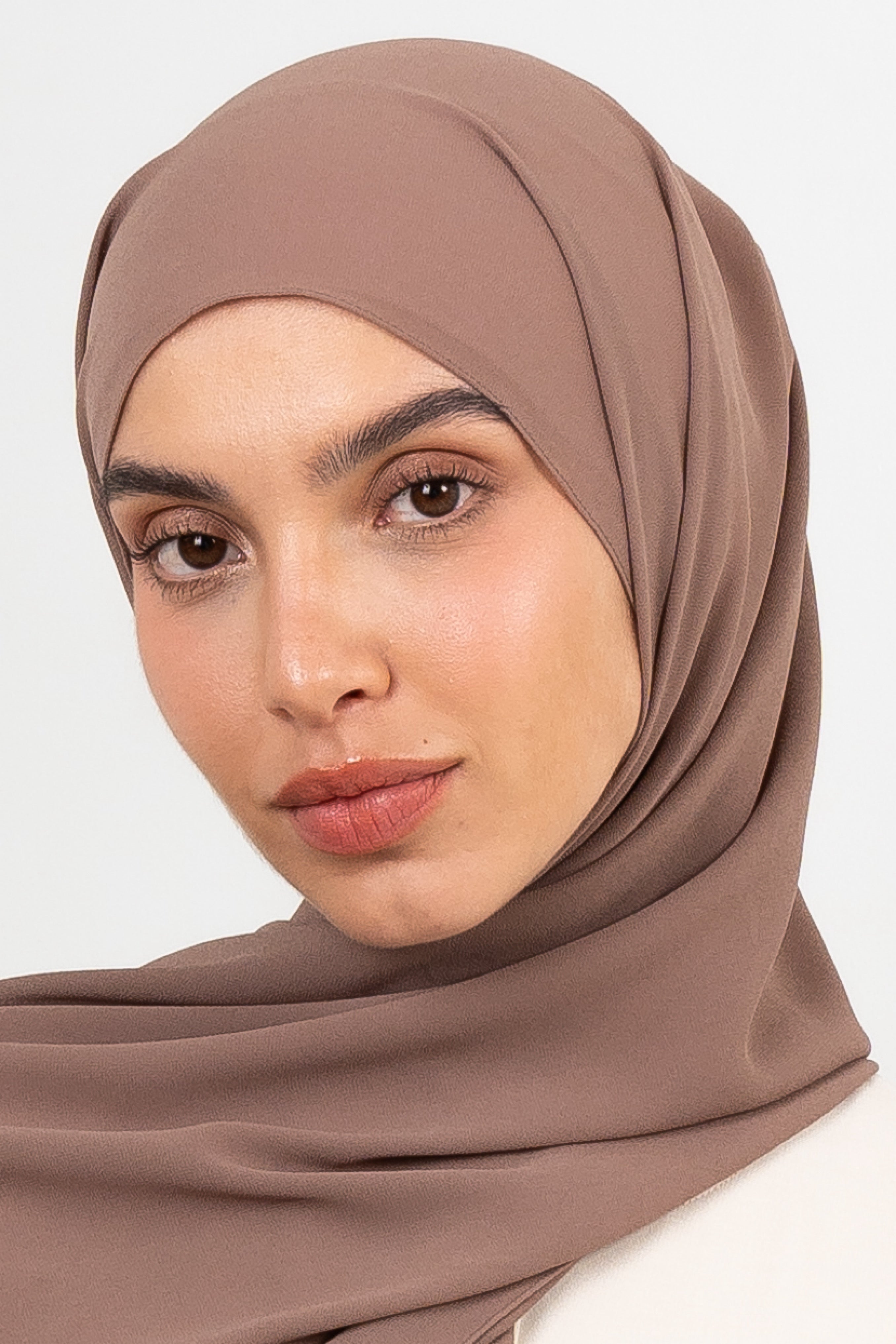 Chiffon Hijab Set - Espresso - Modern Hijabi