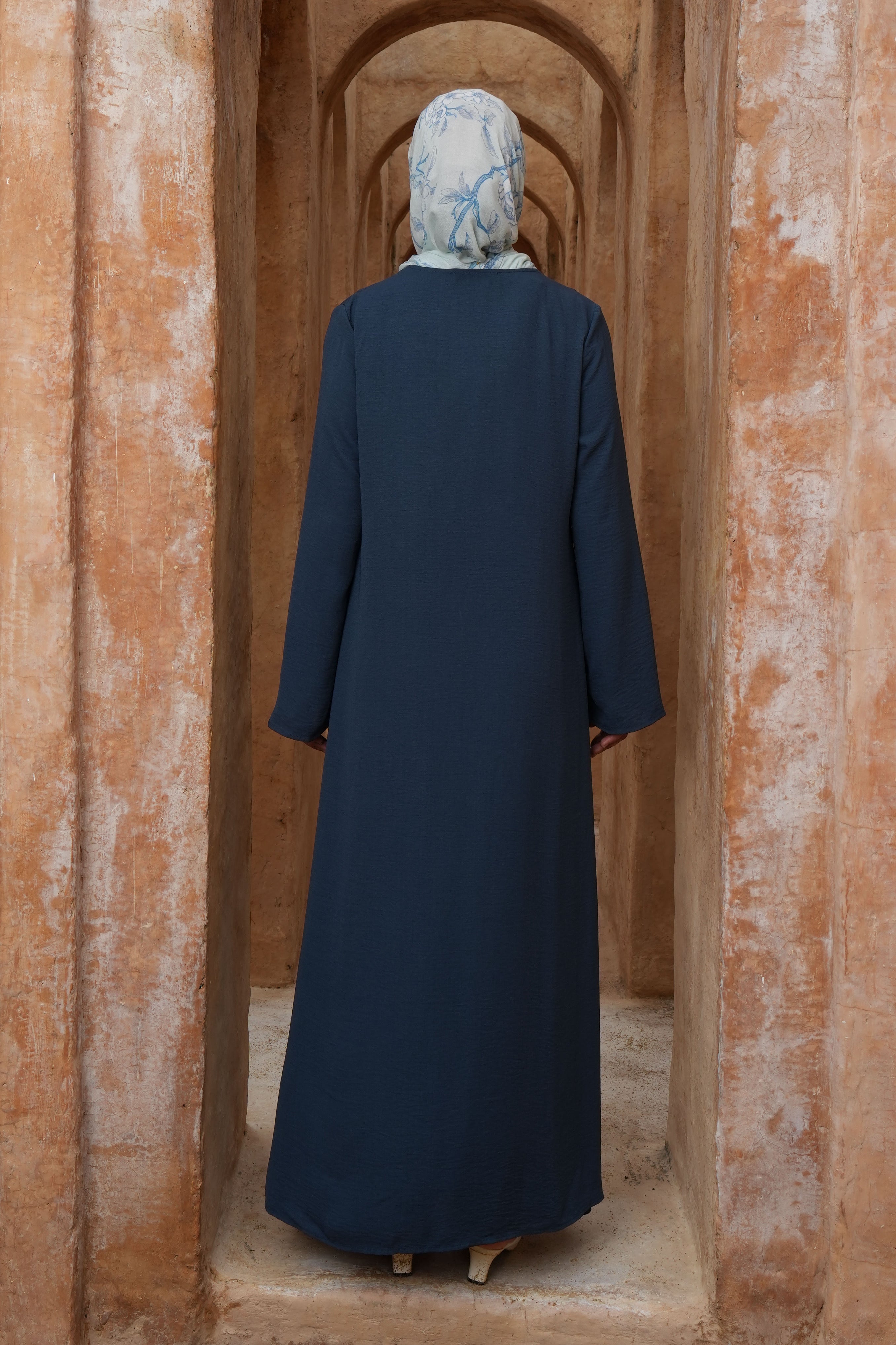 Riwa Abaya Set - Blue - Modern Hijabi