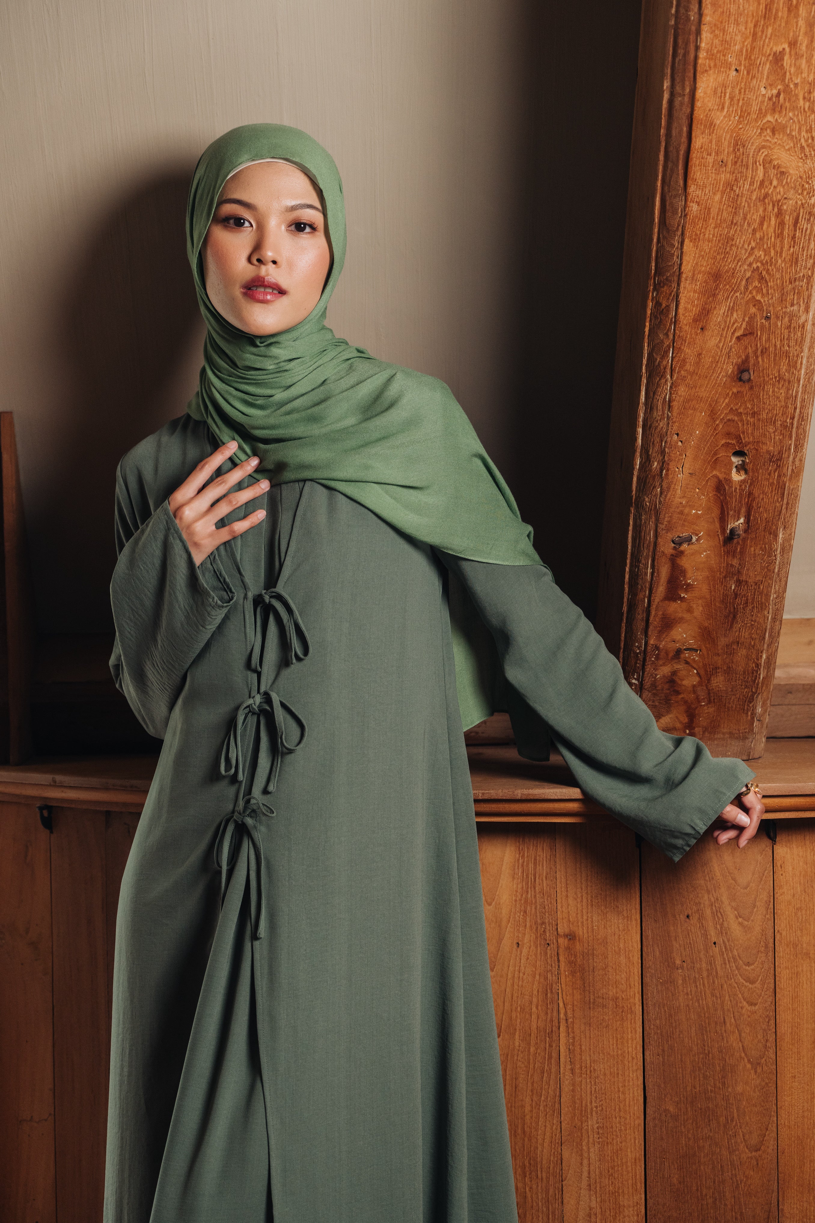 Riwa Abaya Set - Green