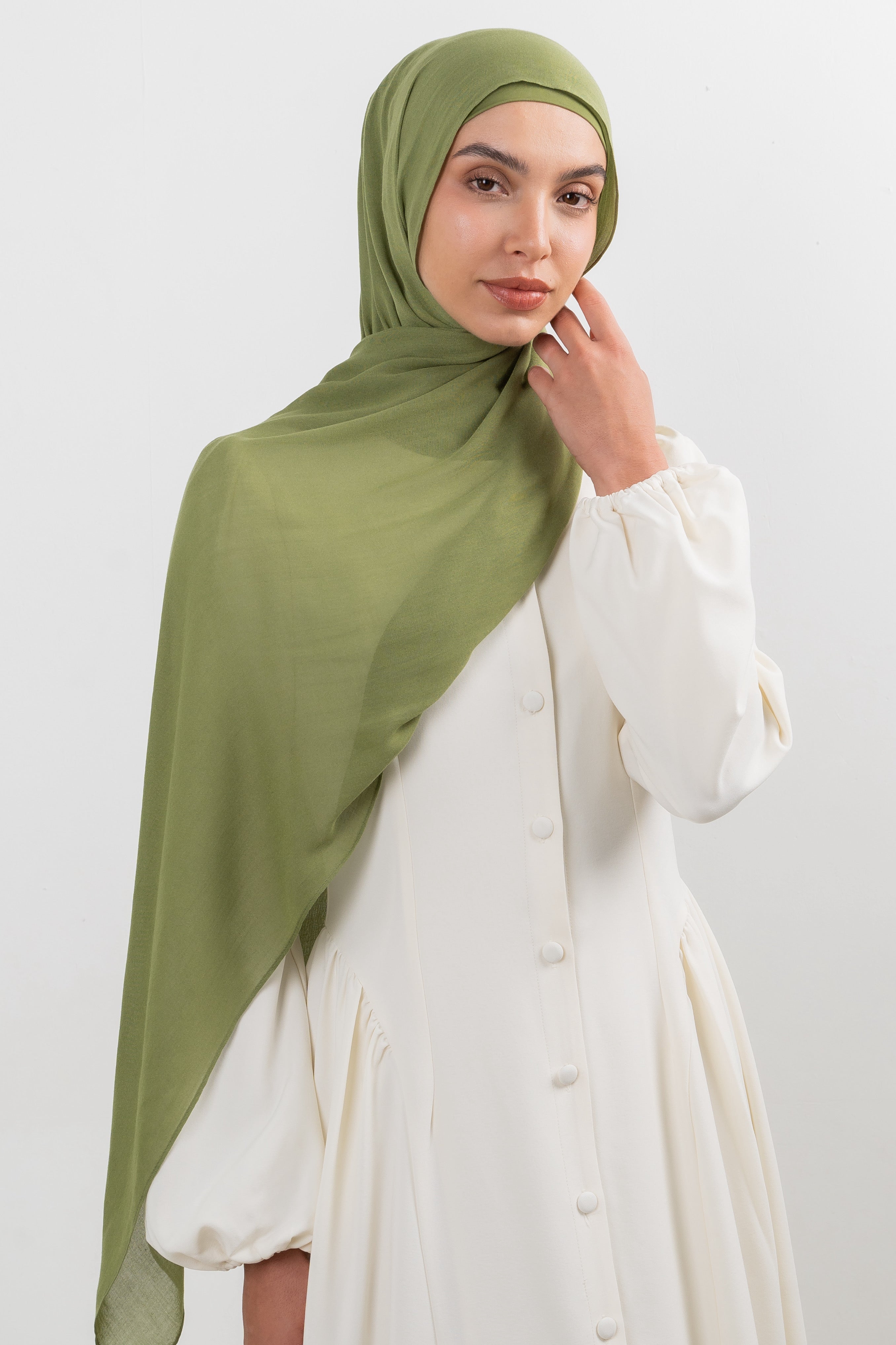 Modal Hijab Set - Matcha - Modern Hijabi