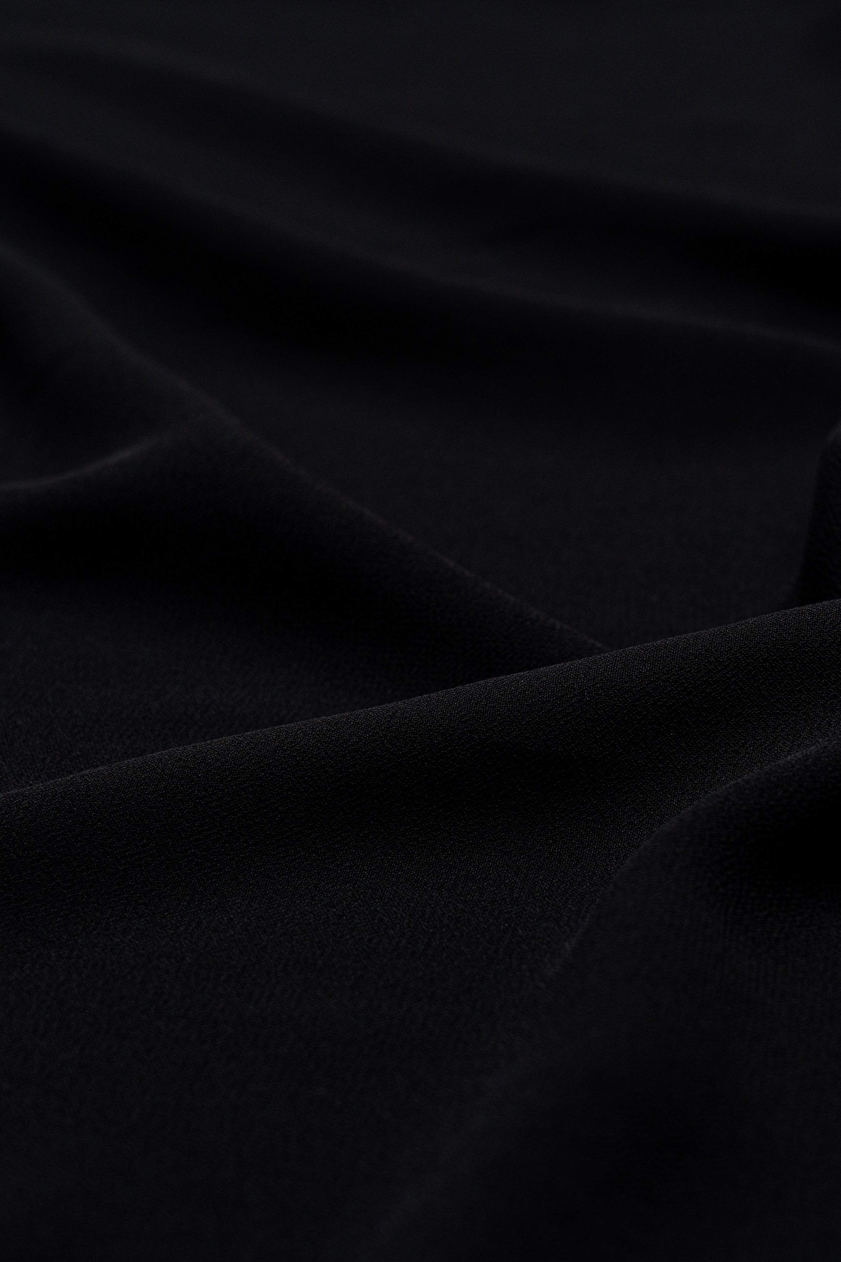 Chiffon Hijab Set - Black - Modern Hijabi