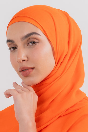 orange dress hijab Orange Hijab Dress 1332T
