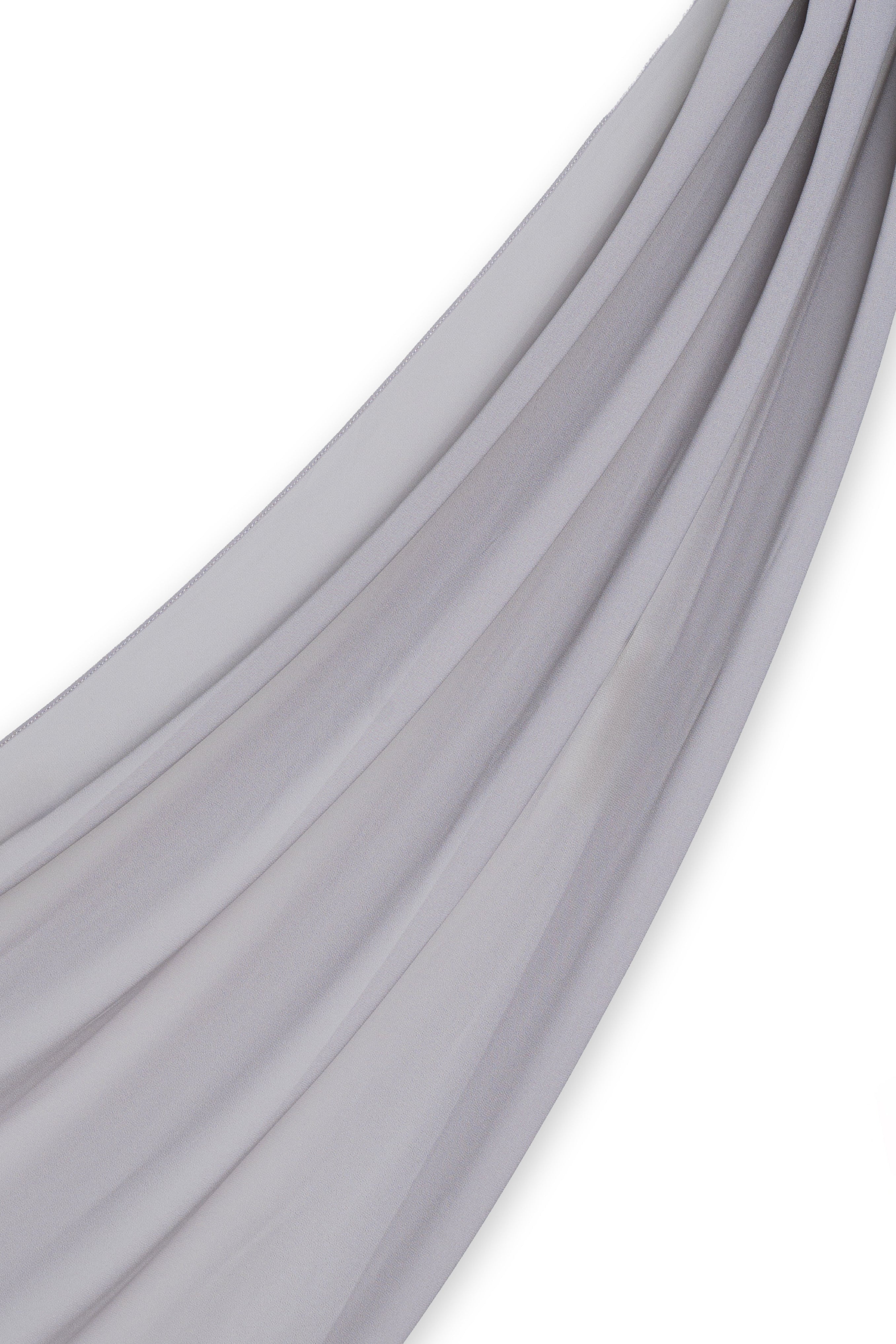 Chiffon Hijab Set - Shadow Grey - Modern Hijabi