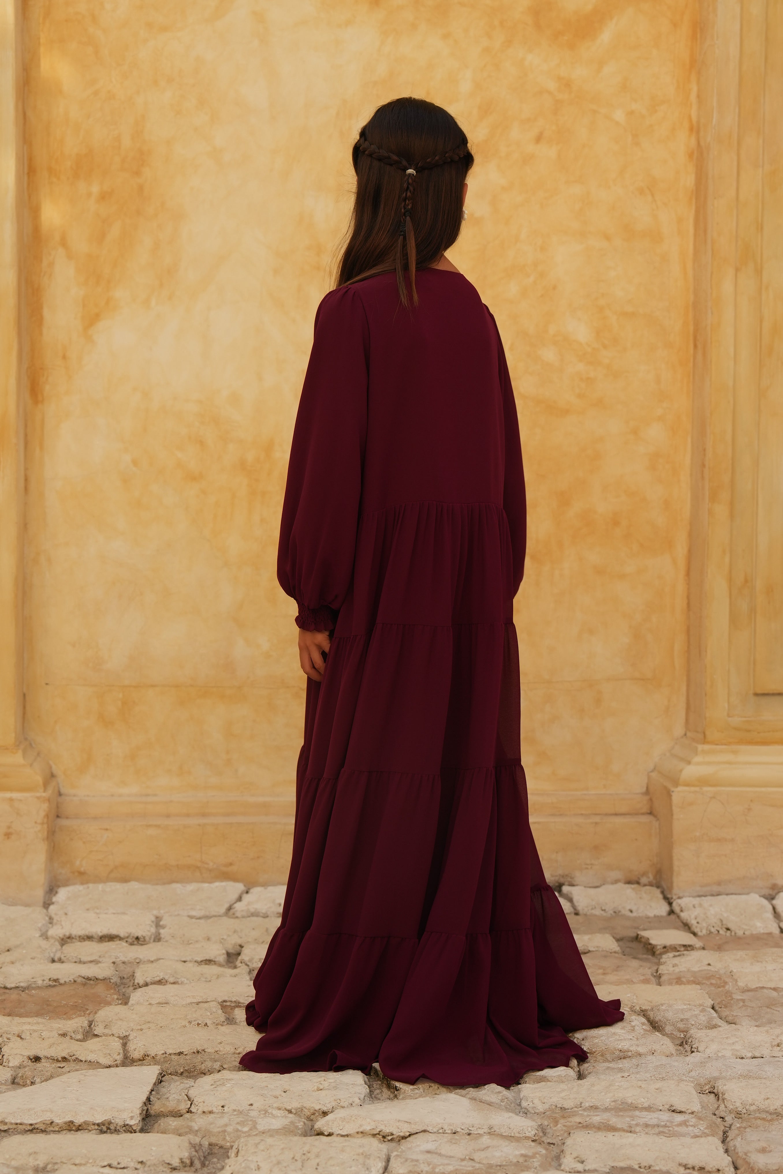 Kids Azealia Flare Maxi - Ruby