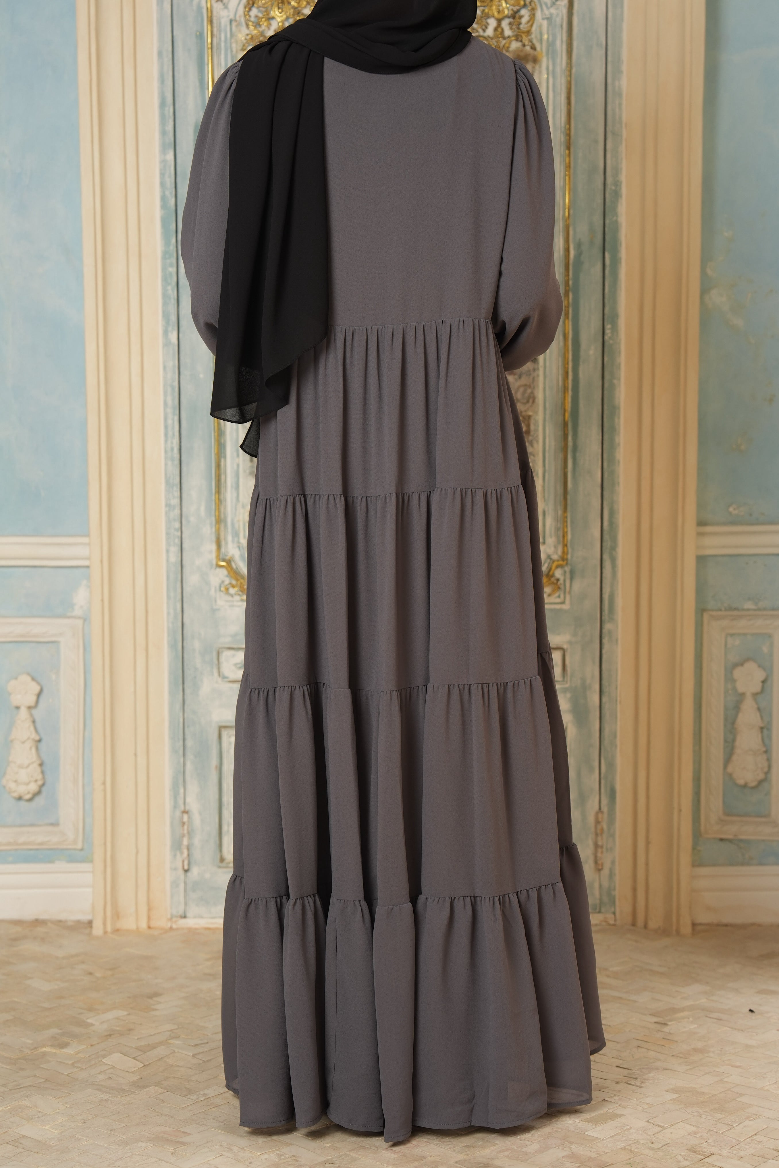Azealia Flare Maxi - Gray