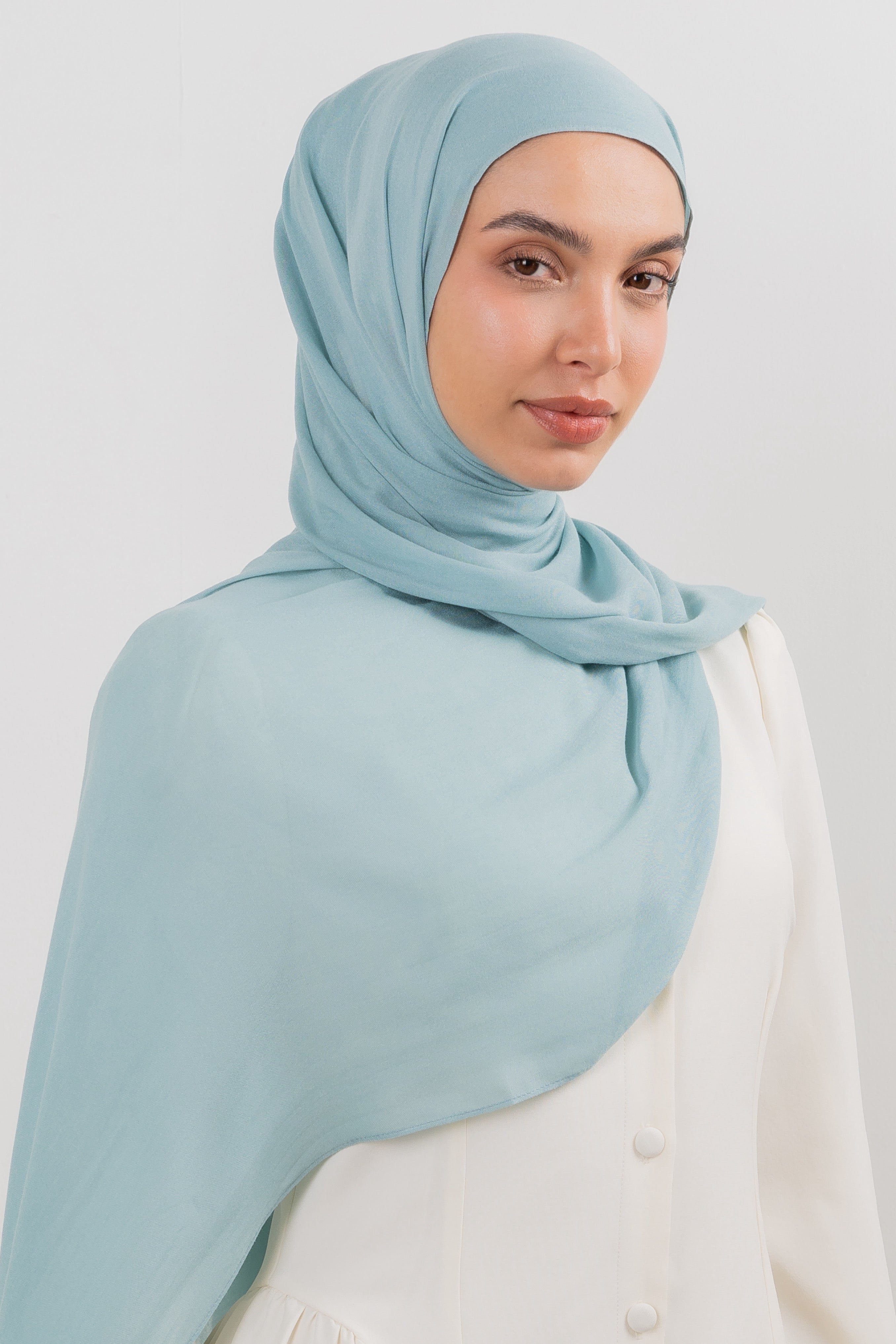 Modal Hijab Set - Oslo Blue - Modern Hijabi