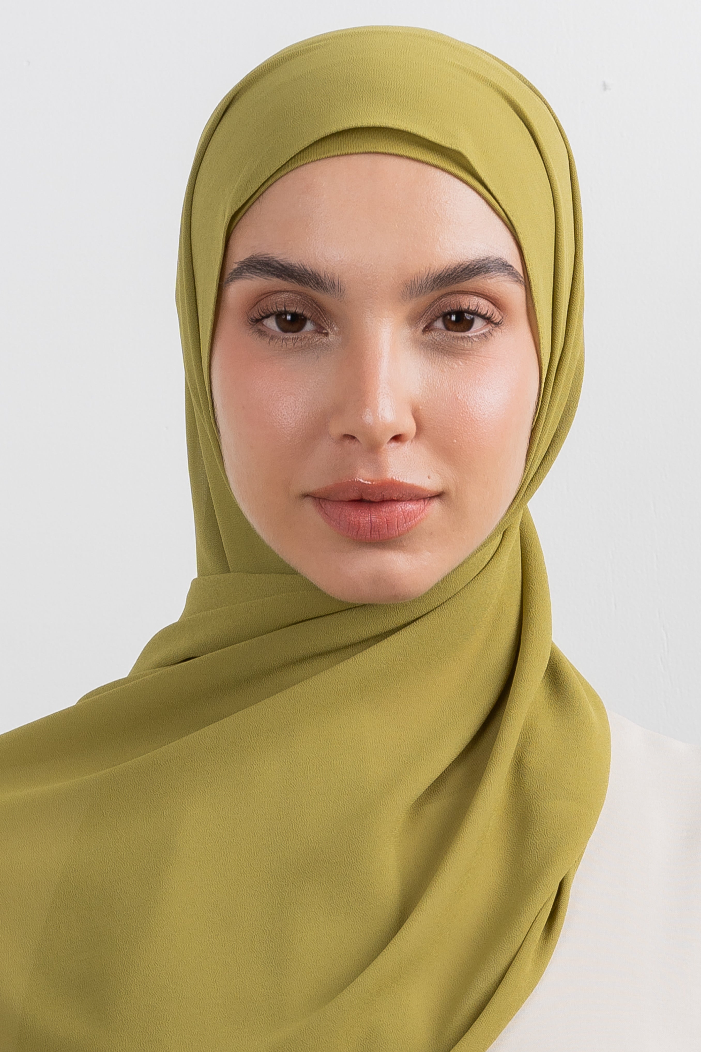 Chiffon Hijab Set - Citrus Green - Modern Hijabi