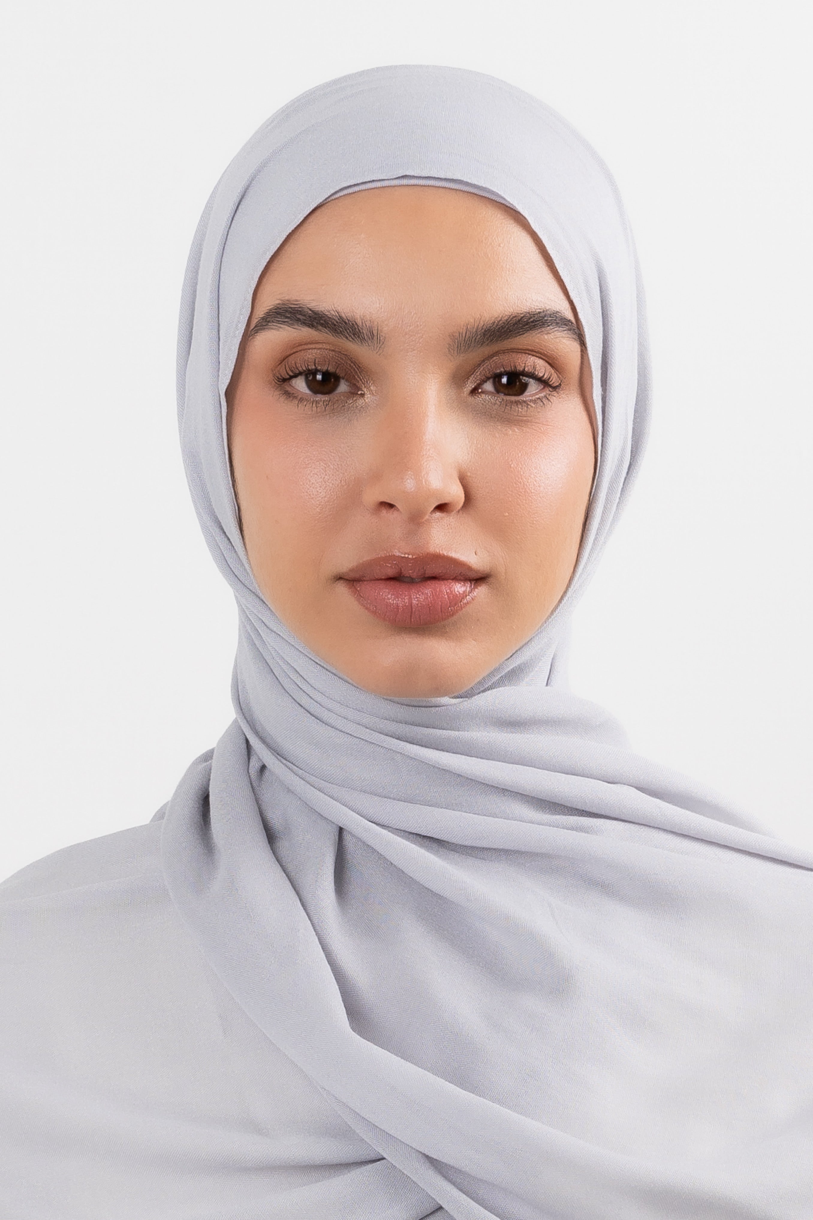 Modal Hijab Set - Silver - Modern Hijabi