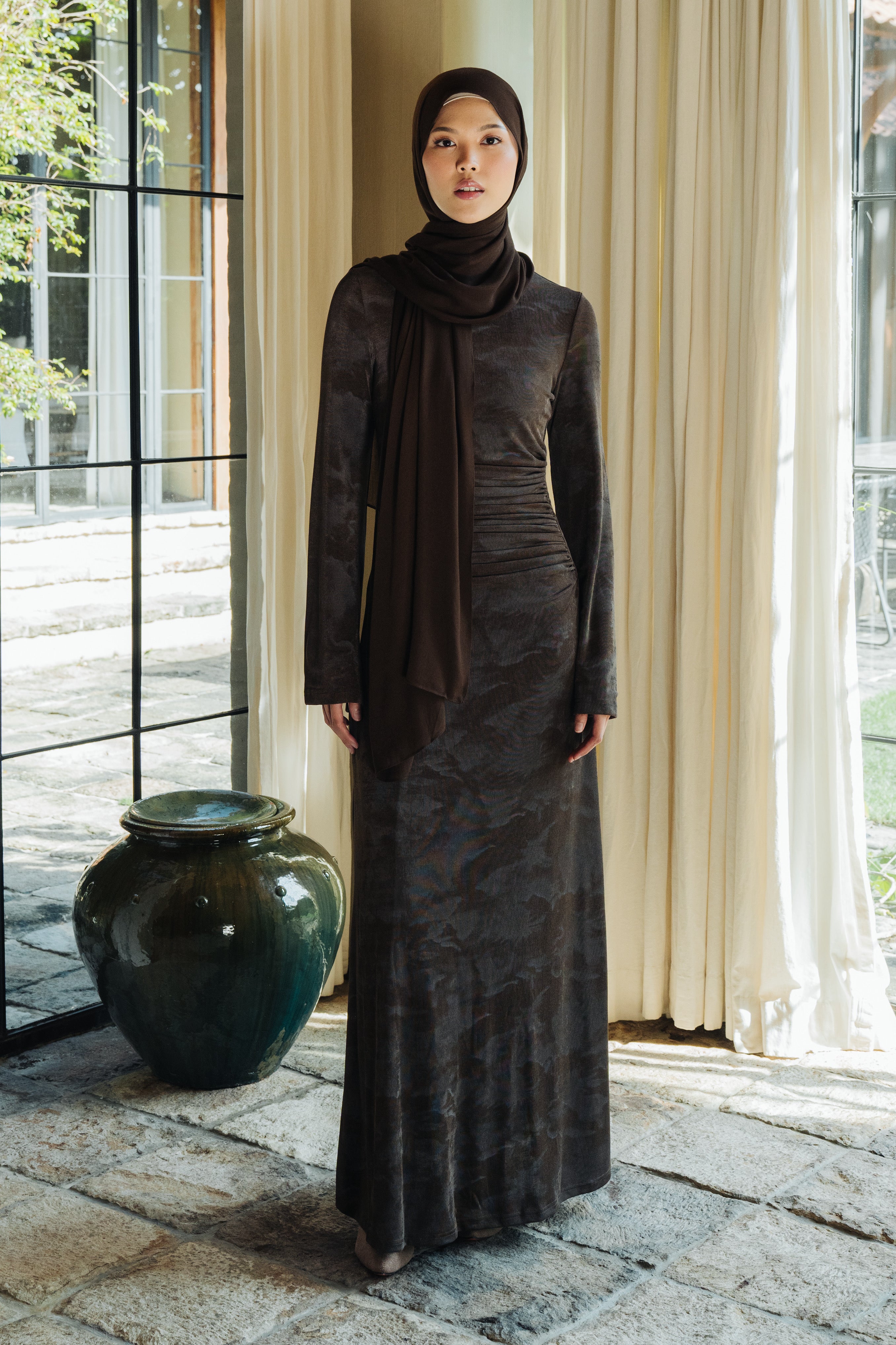 Hadeel Maxi - Brown
