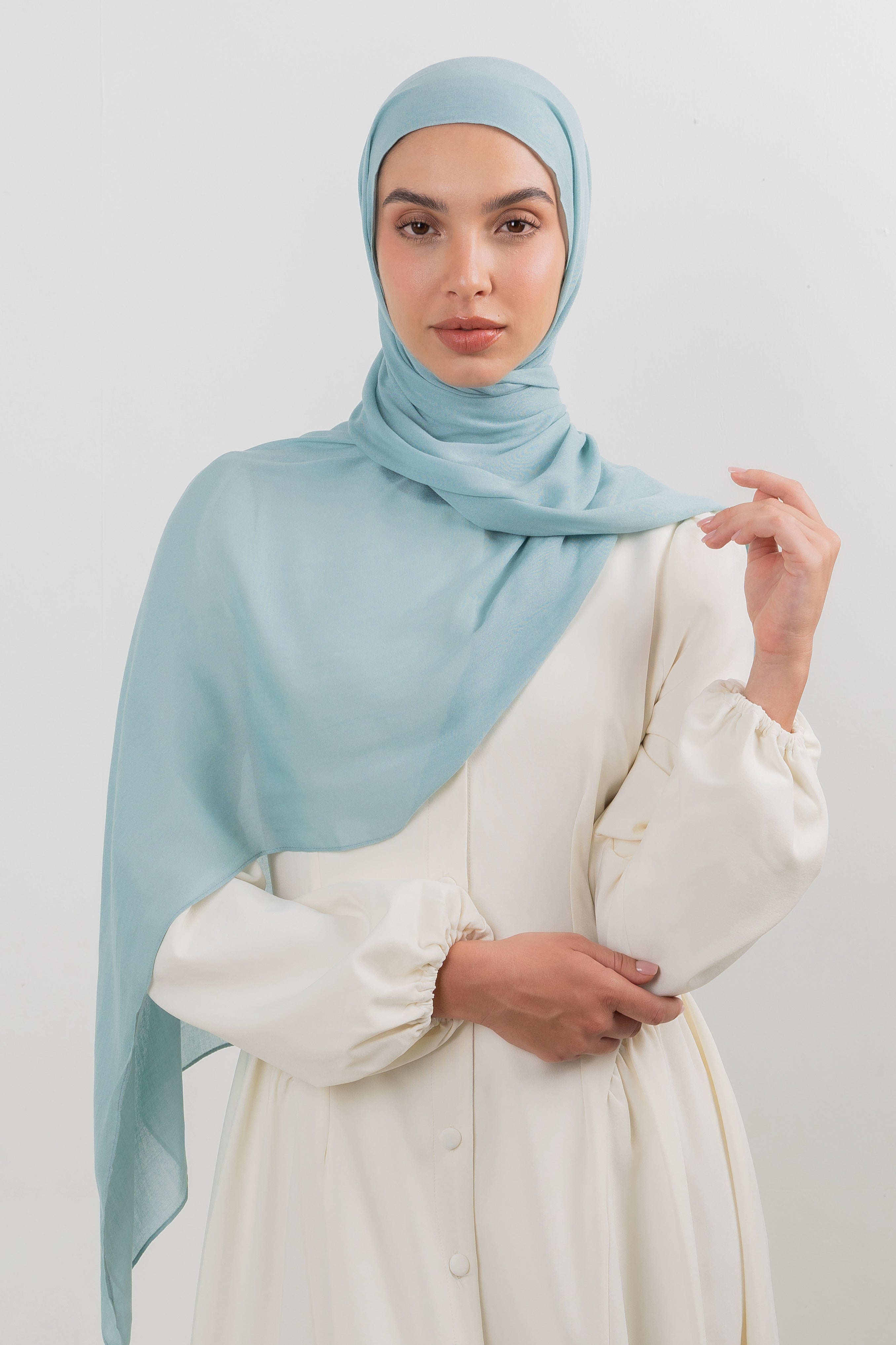 Modal Hijab Set - Oslo Blue - Modern Hijabi