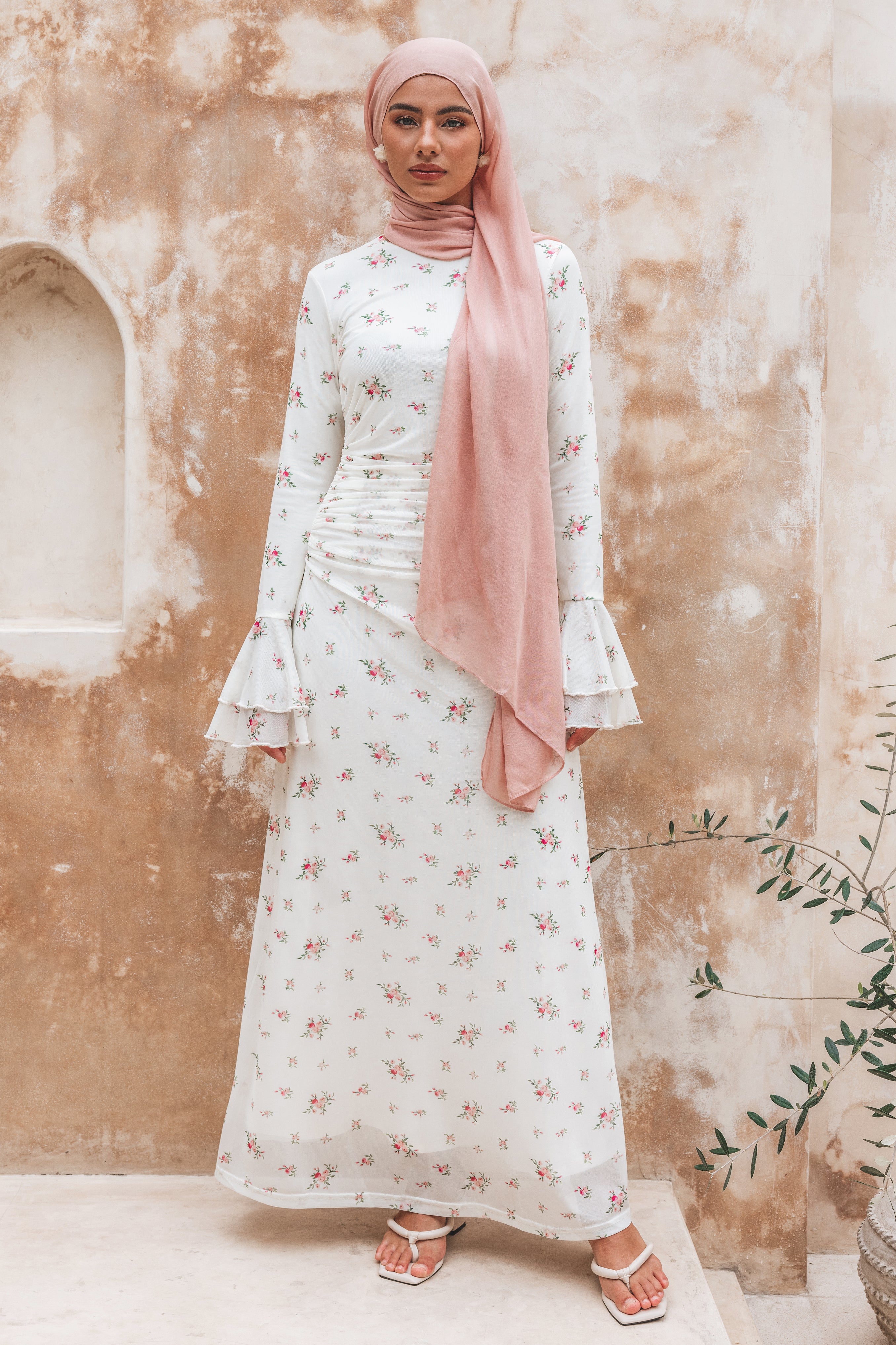 Leyla Maxi Dress -  Rose Floral