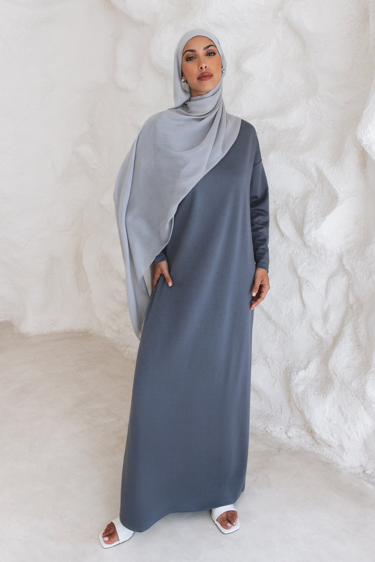 Inaya Sweater Dress - Blue Inaya Sweater Dress - Blue