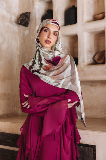 satin dresses for hijabis Alyah Satin Maxi Dress