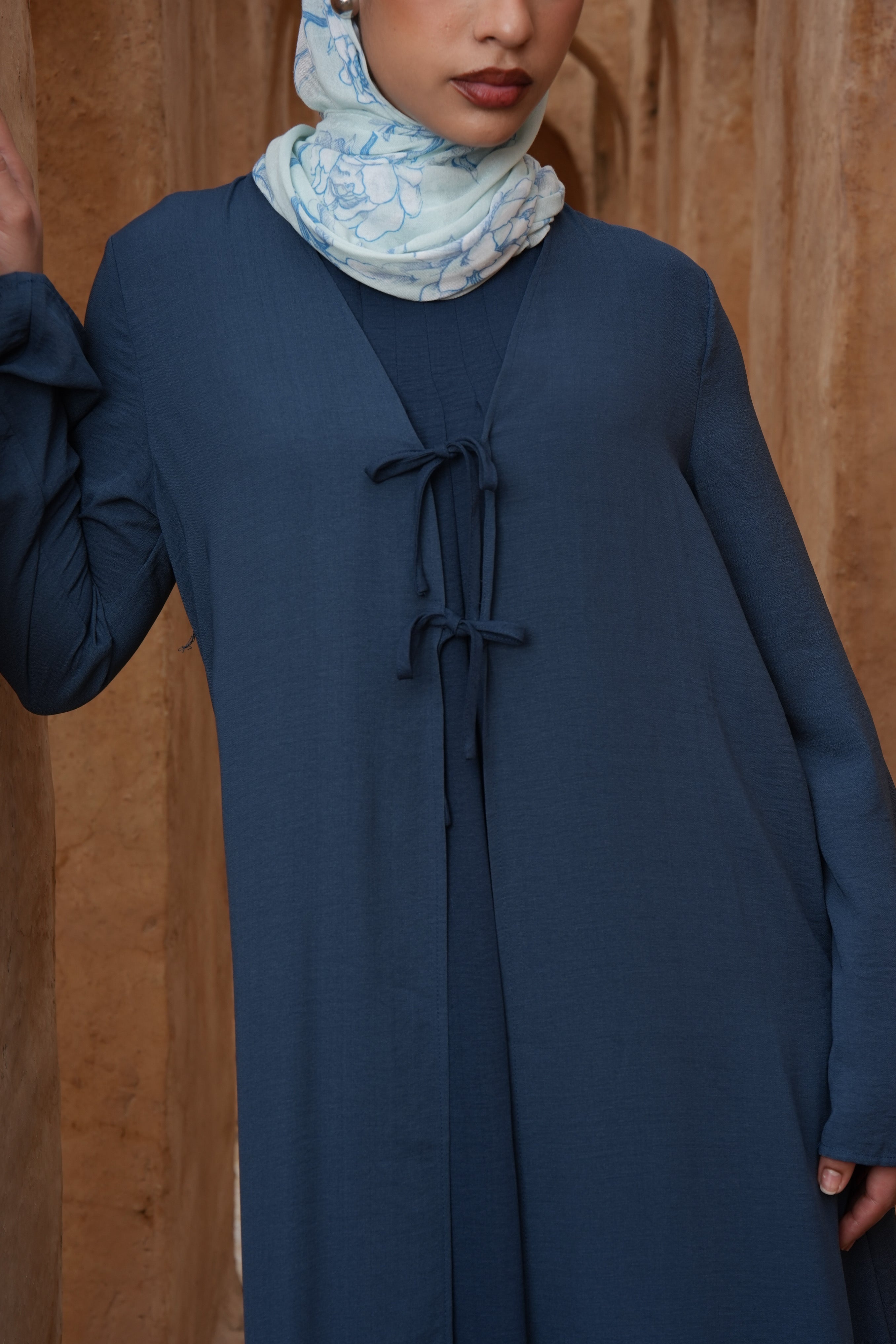 Riwa Abaya Set - Blue - Modern Hijabi