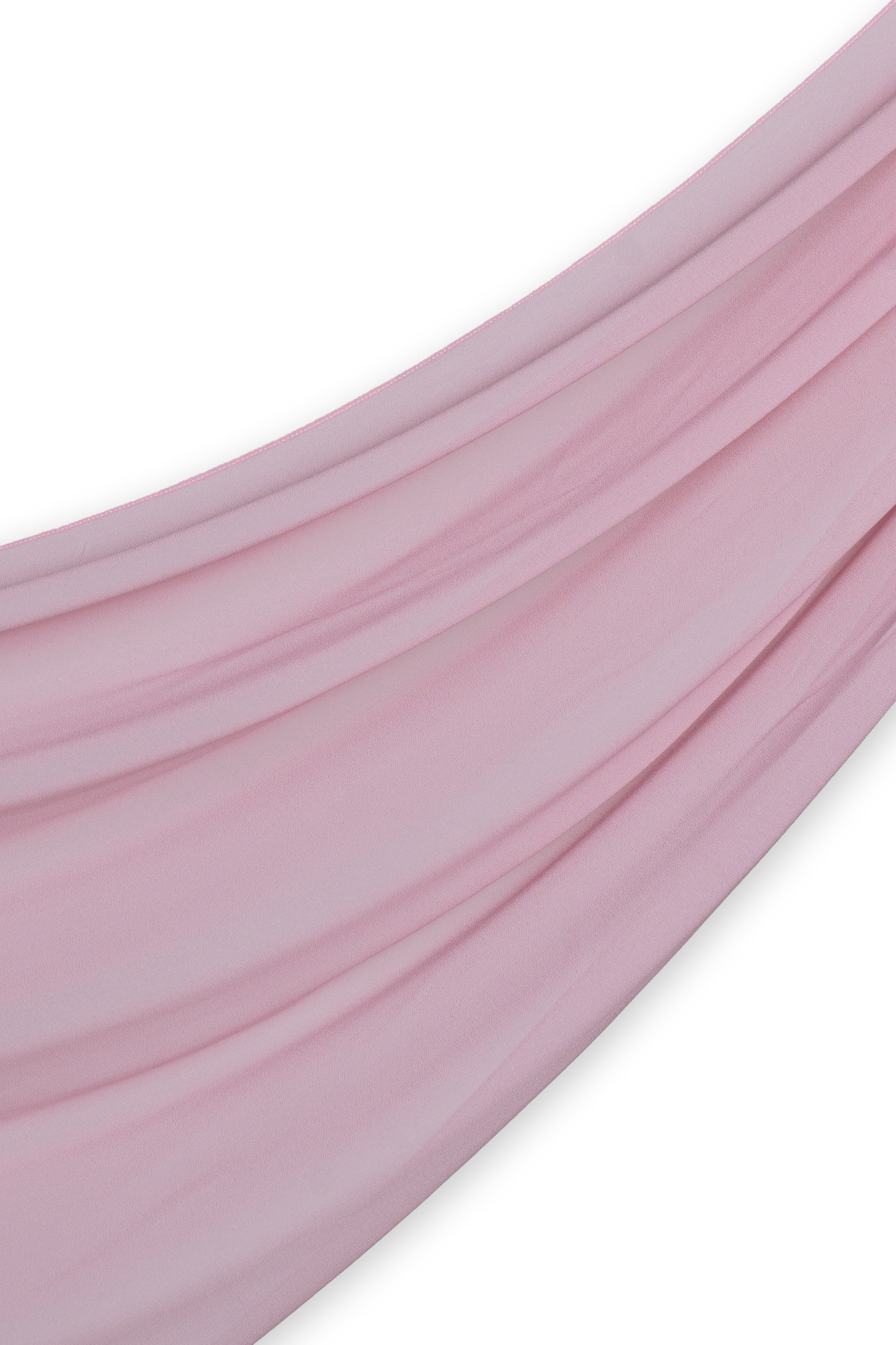 Chiffon Hijab Set - Pink - Modern Hijabi