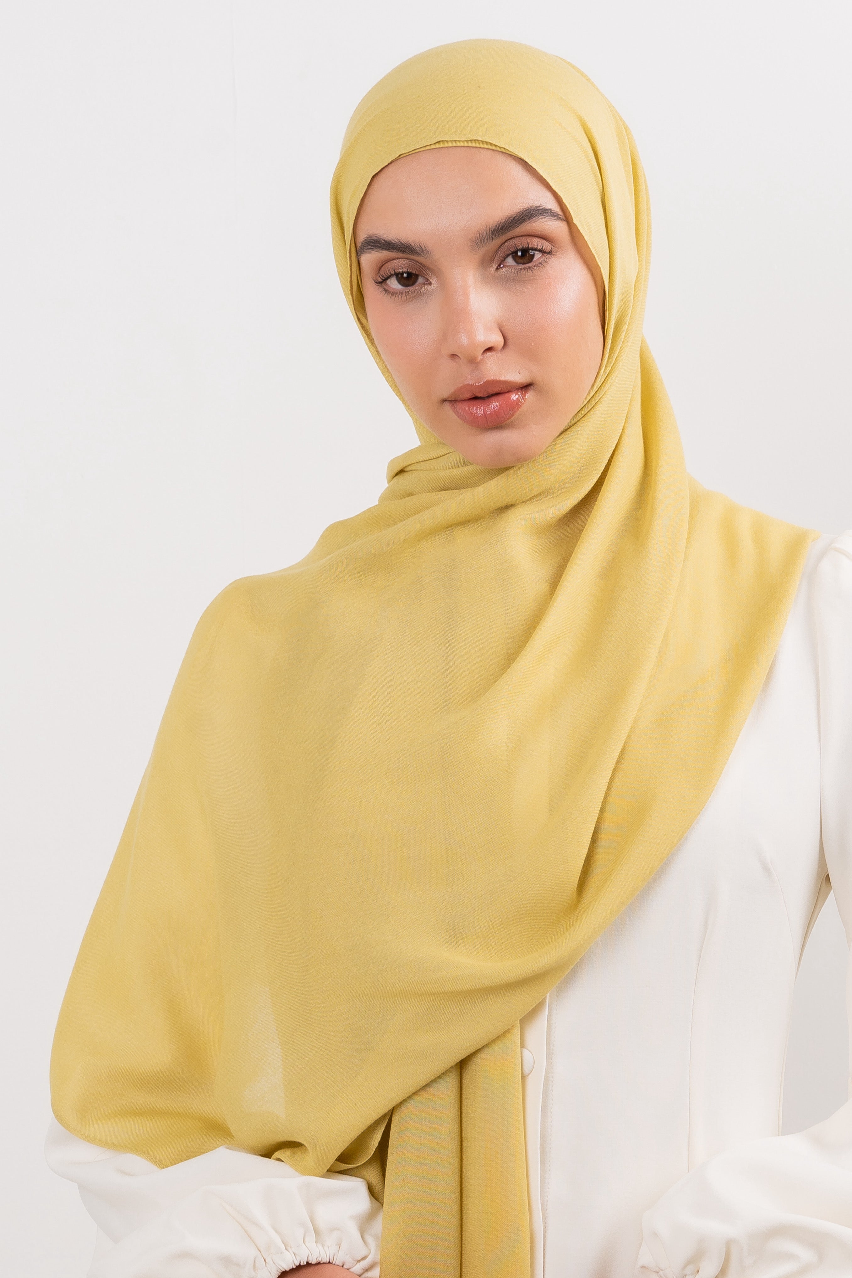 Modal Hijab Set - Golden Green - Modern Hijabi