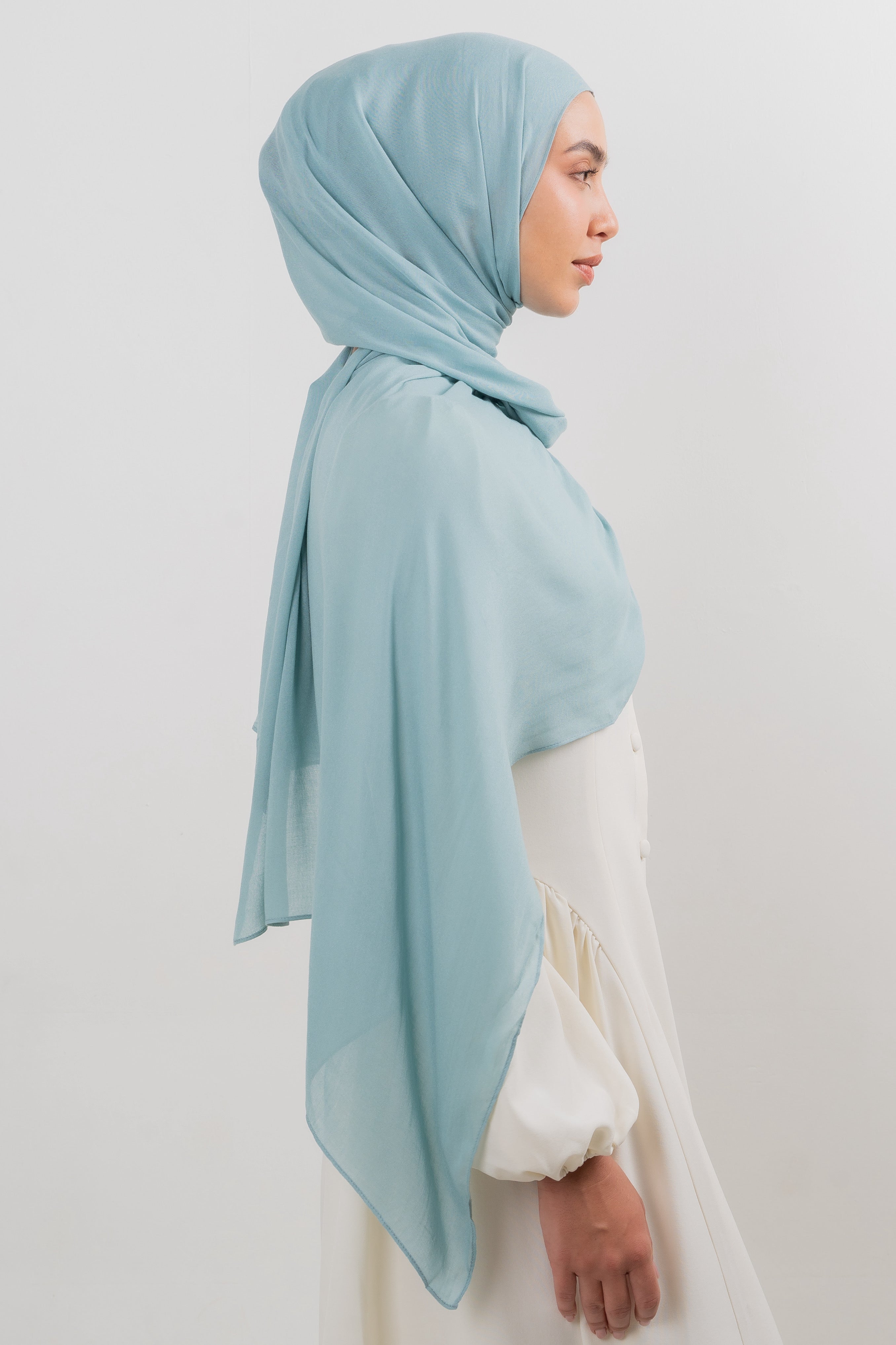 Modal Hijab Set - Oslo Blue - Modern Hijabi