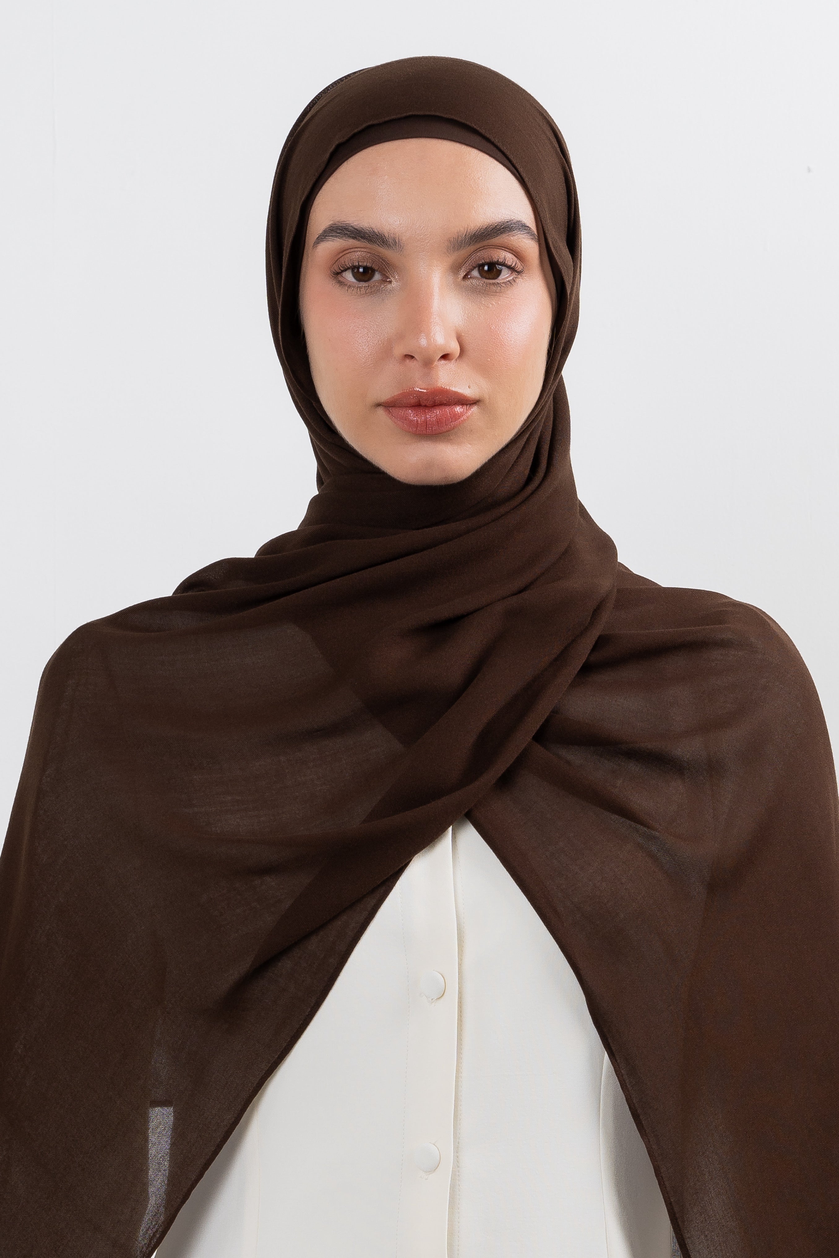 Modal Hijab Set - Royal Brown - Modern Hijabi