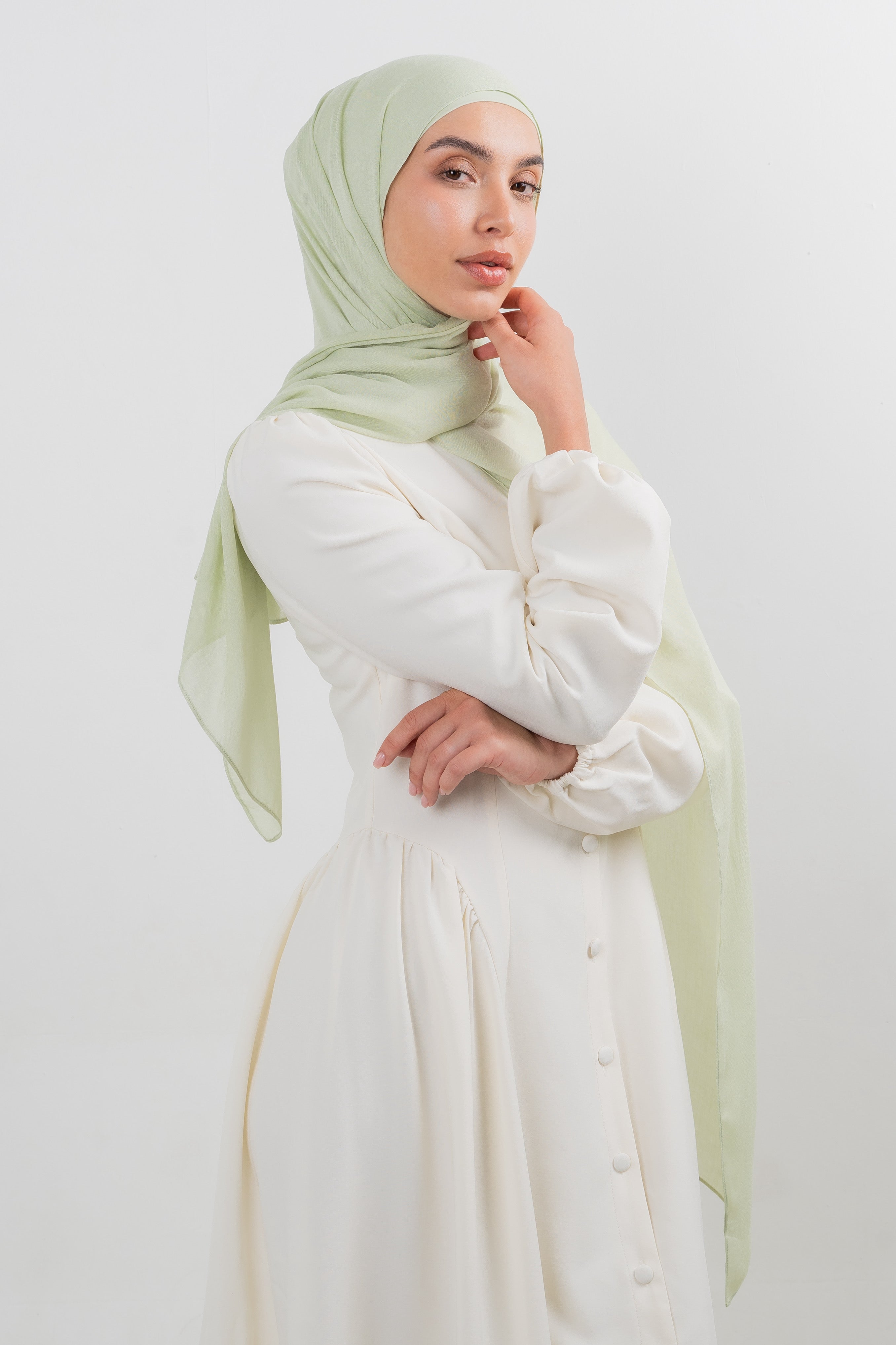 Modal Hijab Set - Chaldean Green - Modern Hijabi