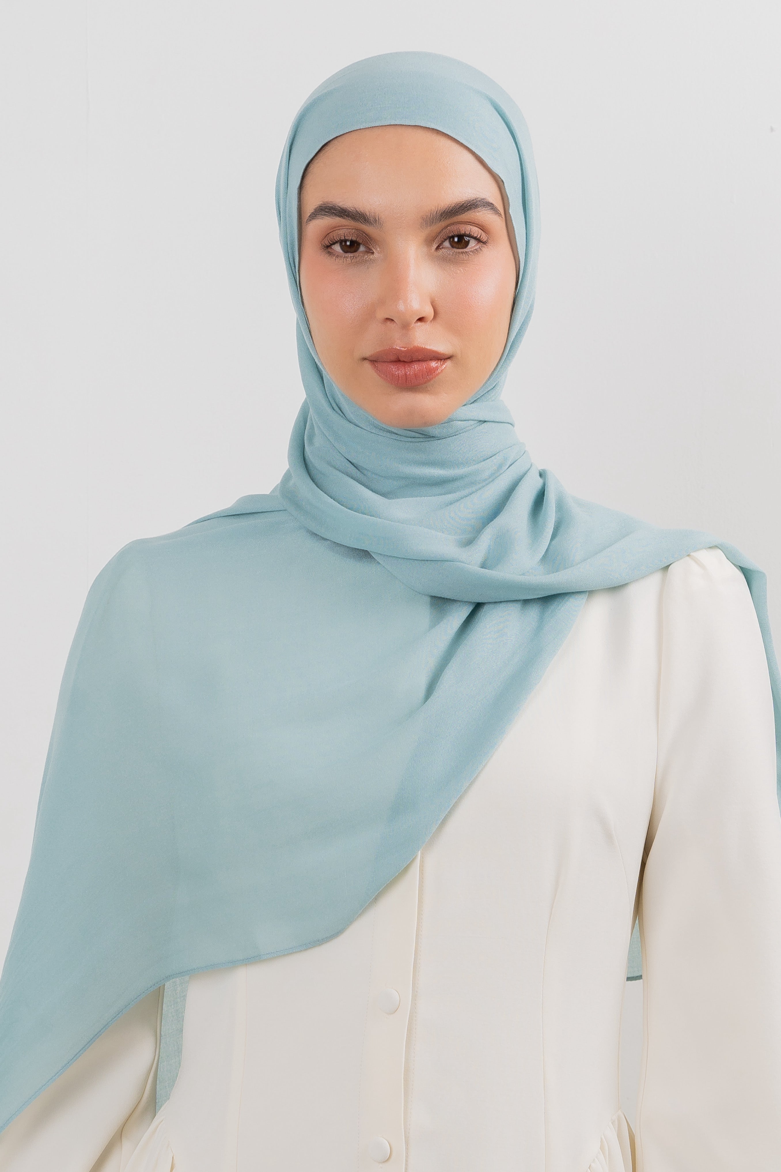 Modal Hijab Set - Oslo Blue - Modern Hijabi