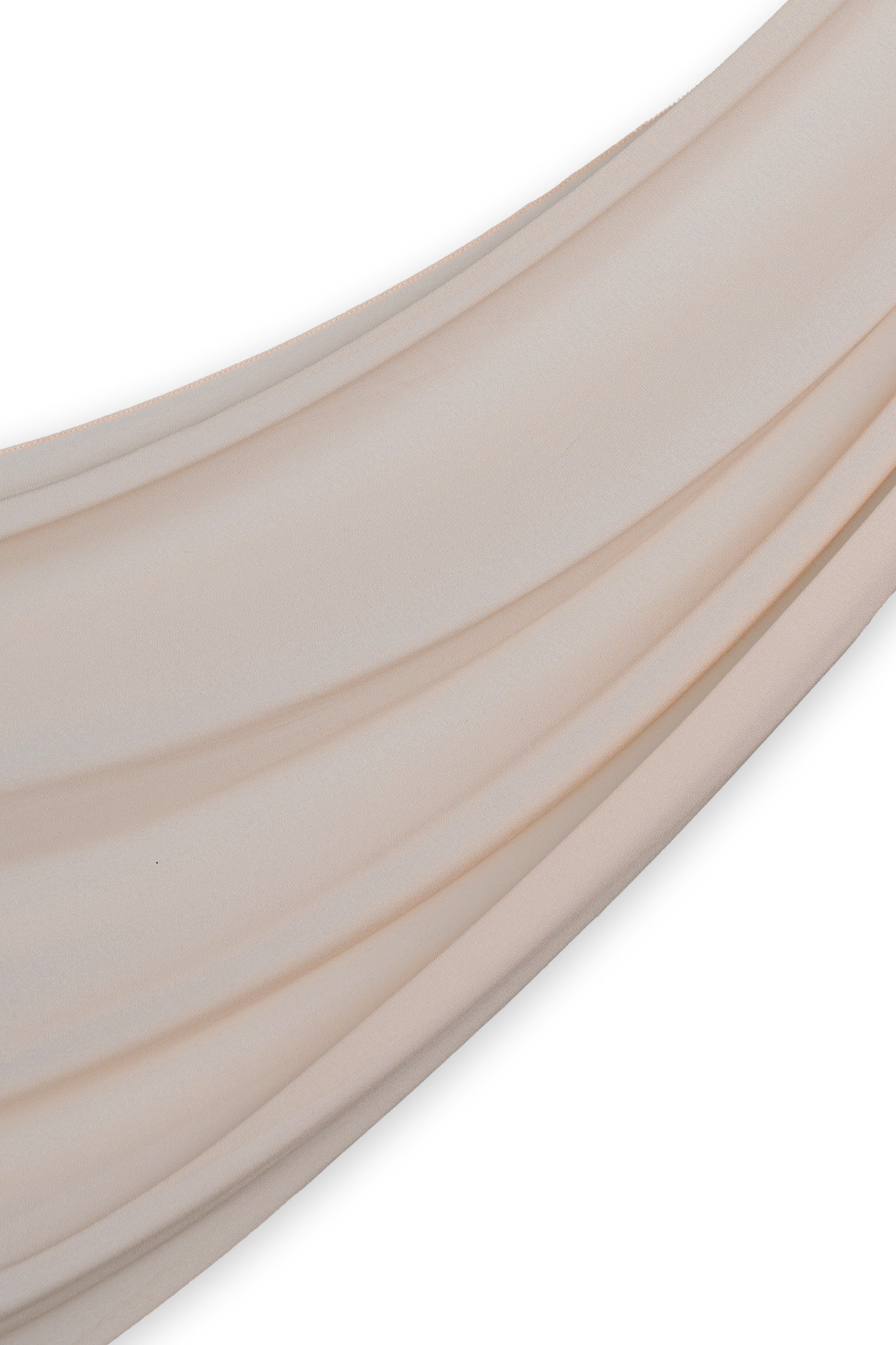 Chiffon Hijab Set - Champagne - Modern Hijabi