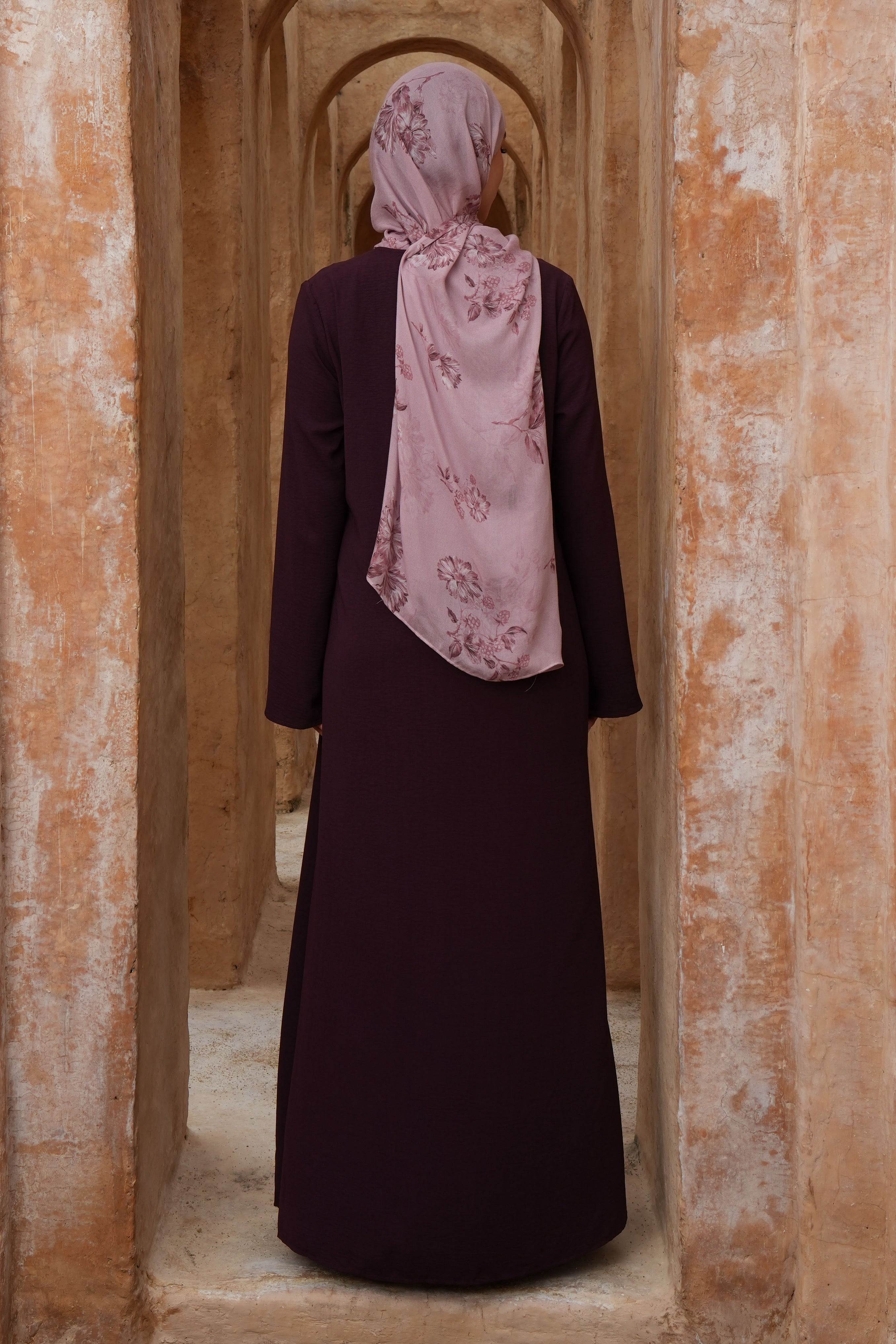 Riwa Abaya Set - Purple - Modern Hijabi