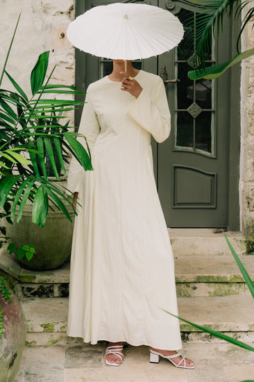 Safiya Maxi Dress - Off White - 2XS Safiya Maxi Dress - Off White - 2XS