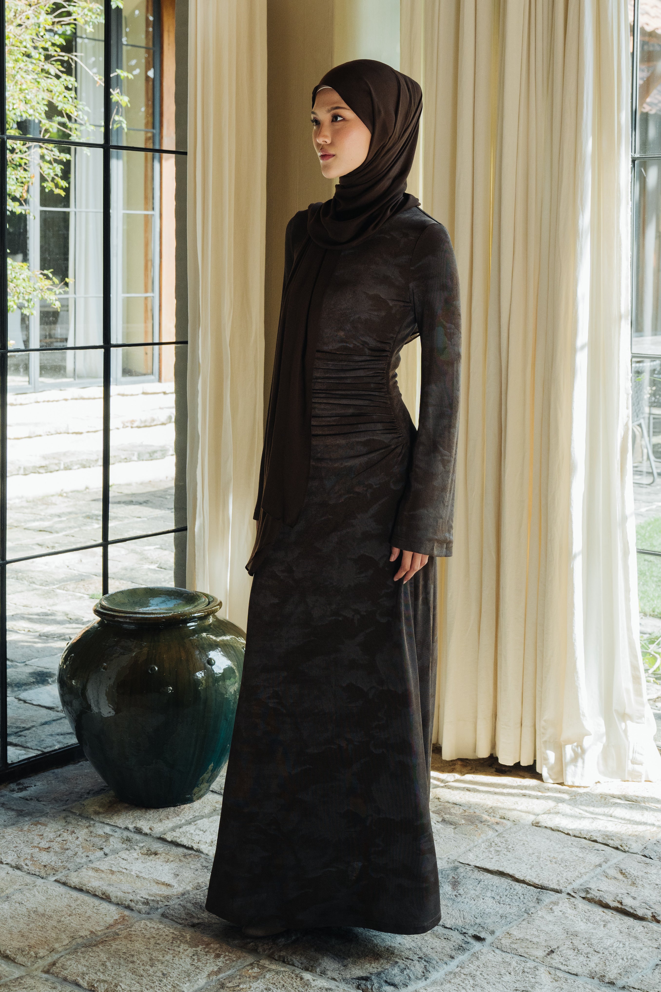 Hadeel Maxi - Brown