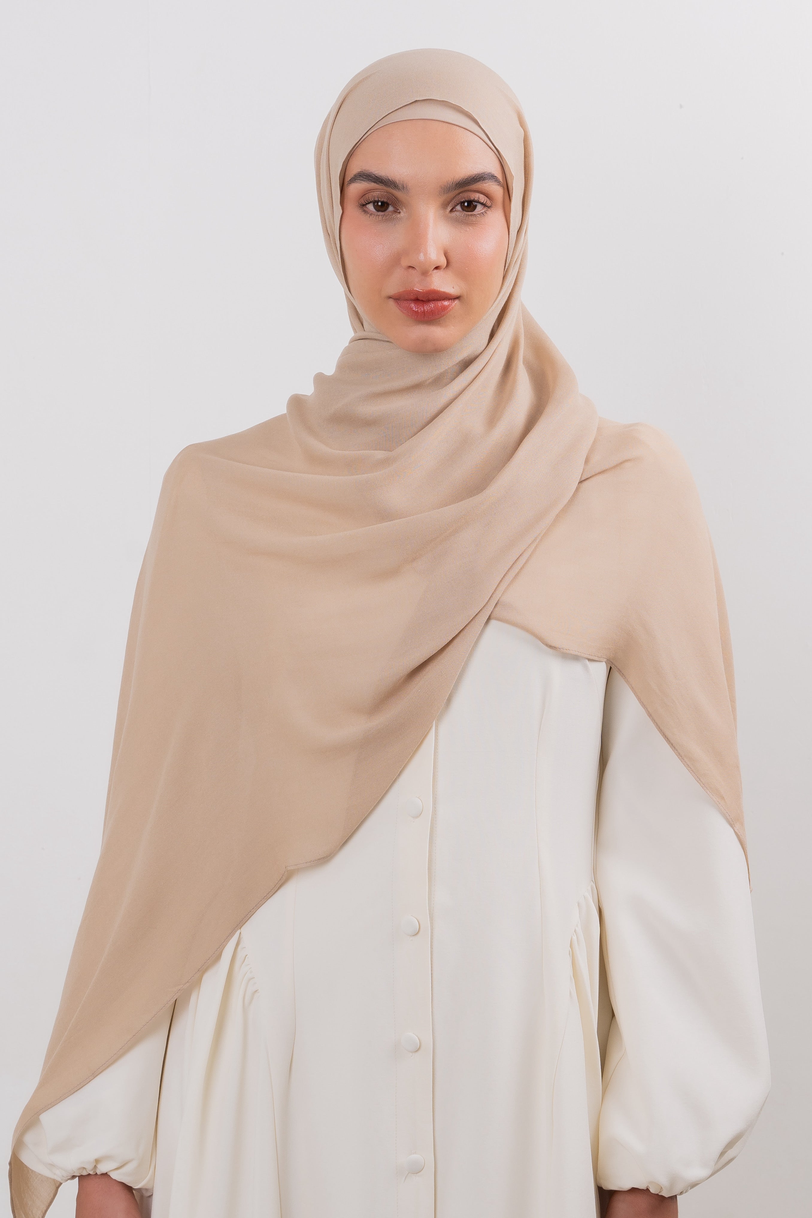Modal Hijab Set - Sand - Modern Hijabi