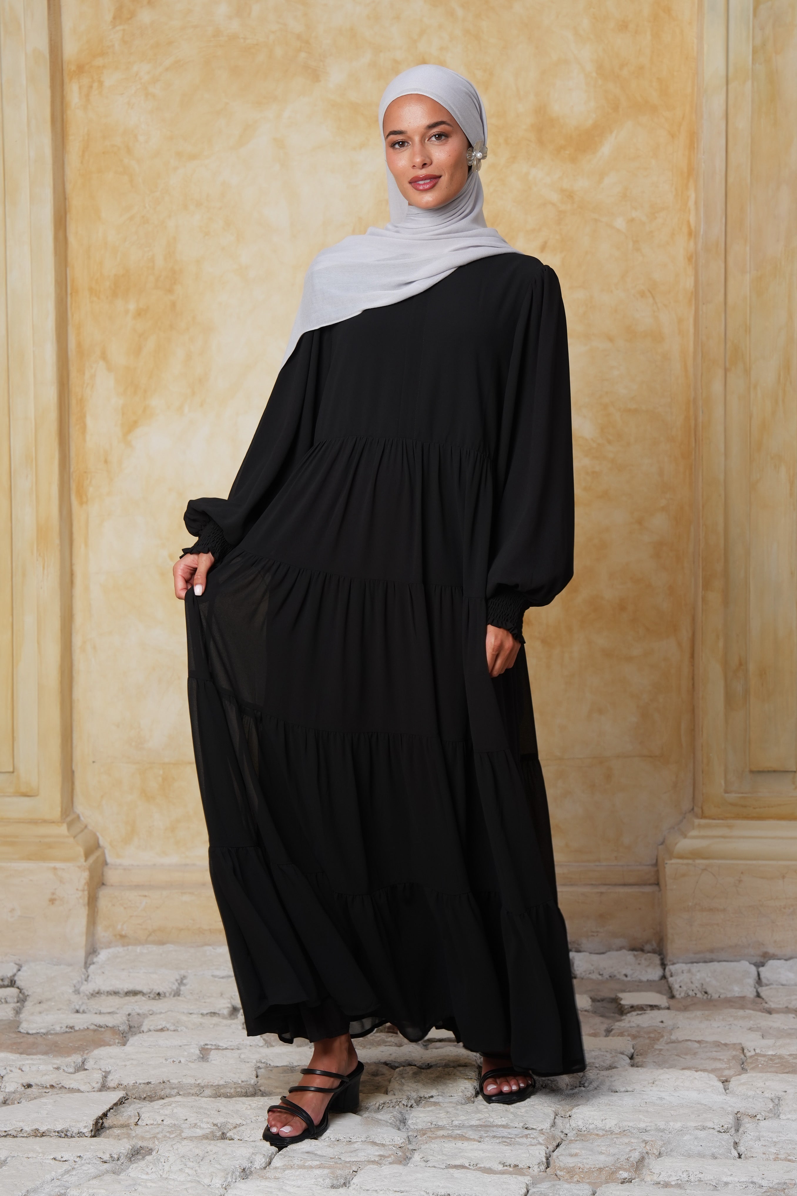 Azealia Flare Maxi - Onyx